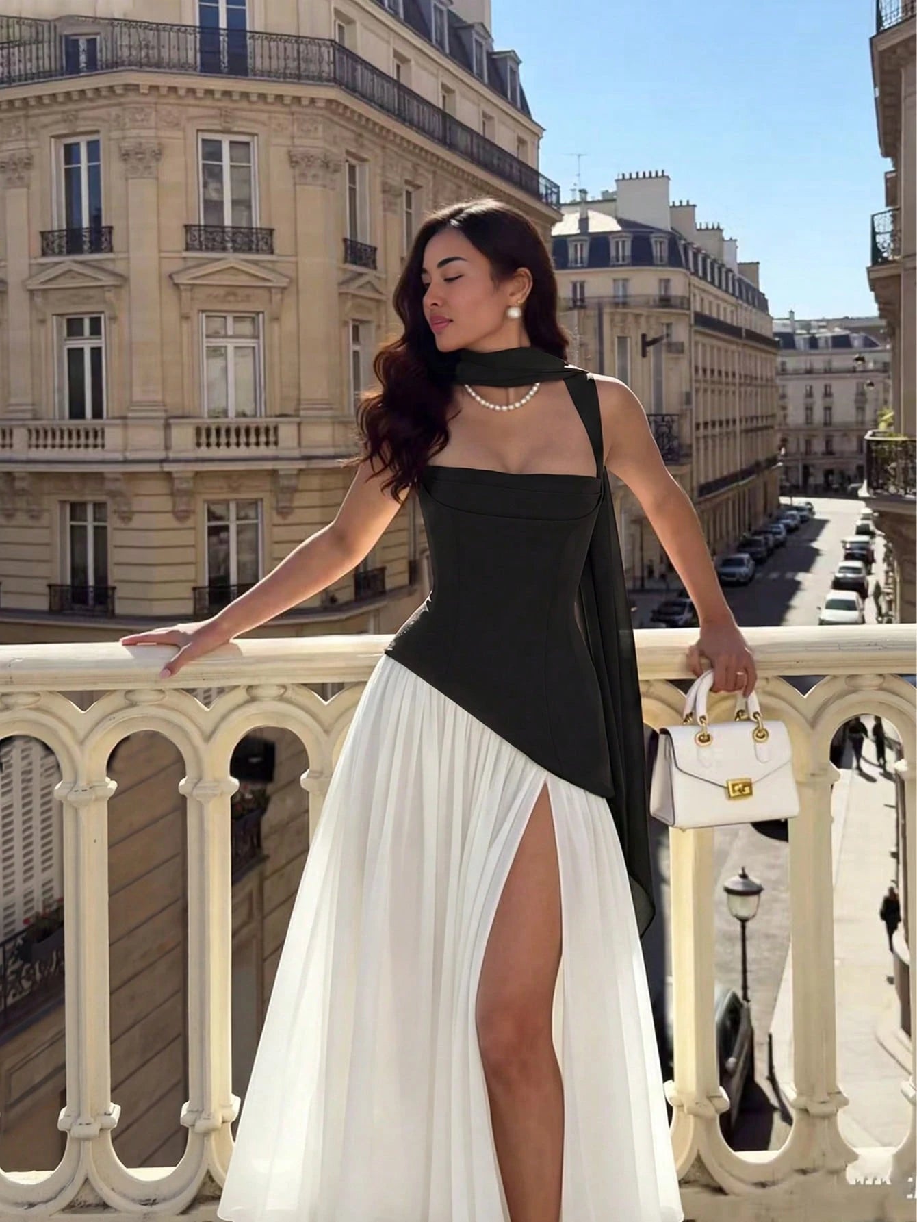 Women's Solid Color Square Neck Backless Tie Ruffle Hem Sexy Vacation Wedding Party Dress Elegant Summer - image 8