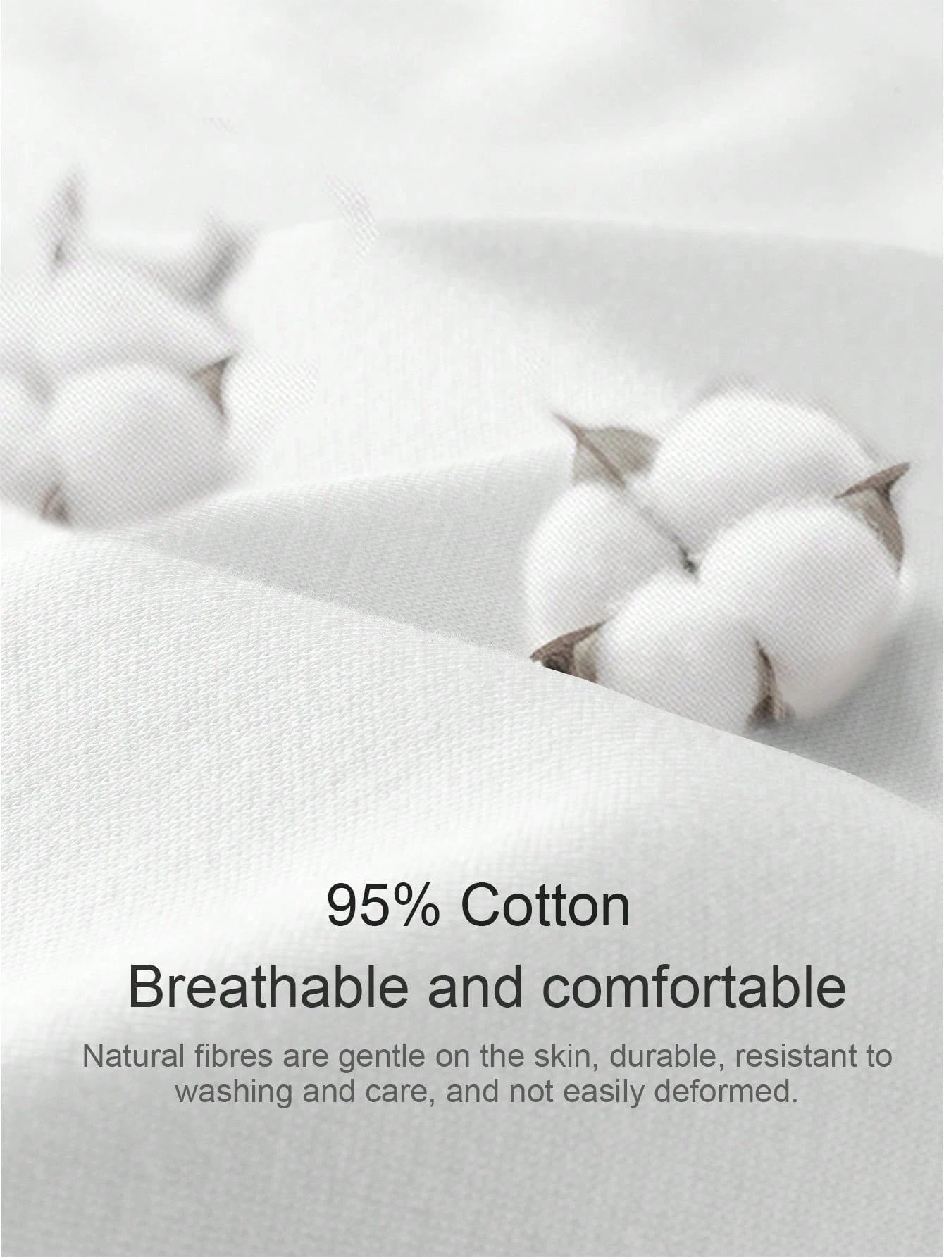 LUNE 95 Cotton Casual Minimalist Street Style Pure Cotton Light Grey