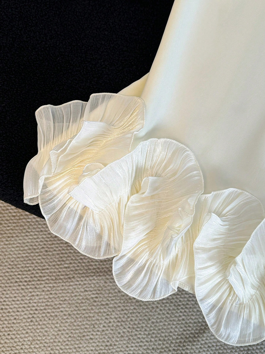 Franclia Elegant White Summer Square-Neck Sleeveless Dress With Ruffles,Perfect For Bar Party,Wedding - image 10