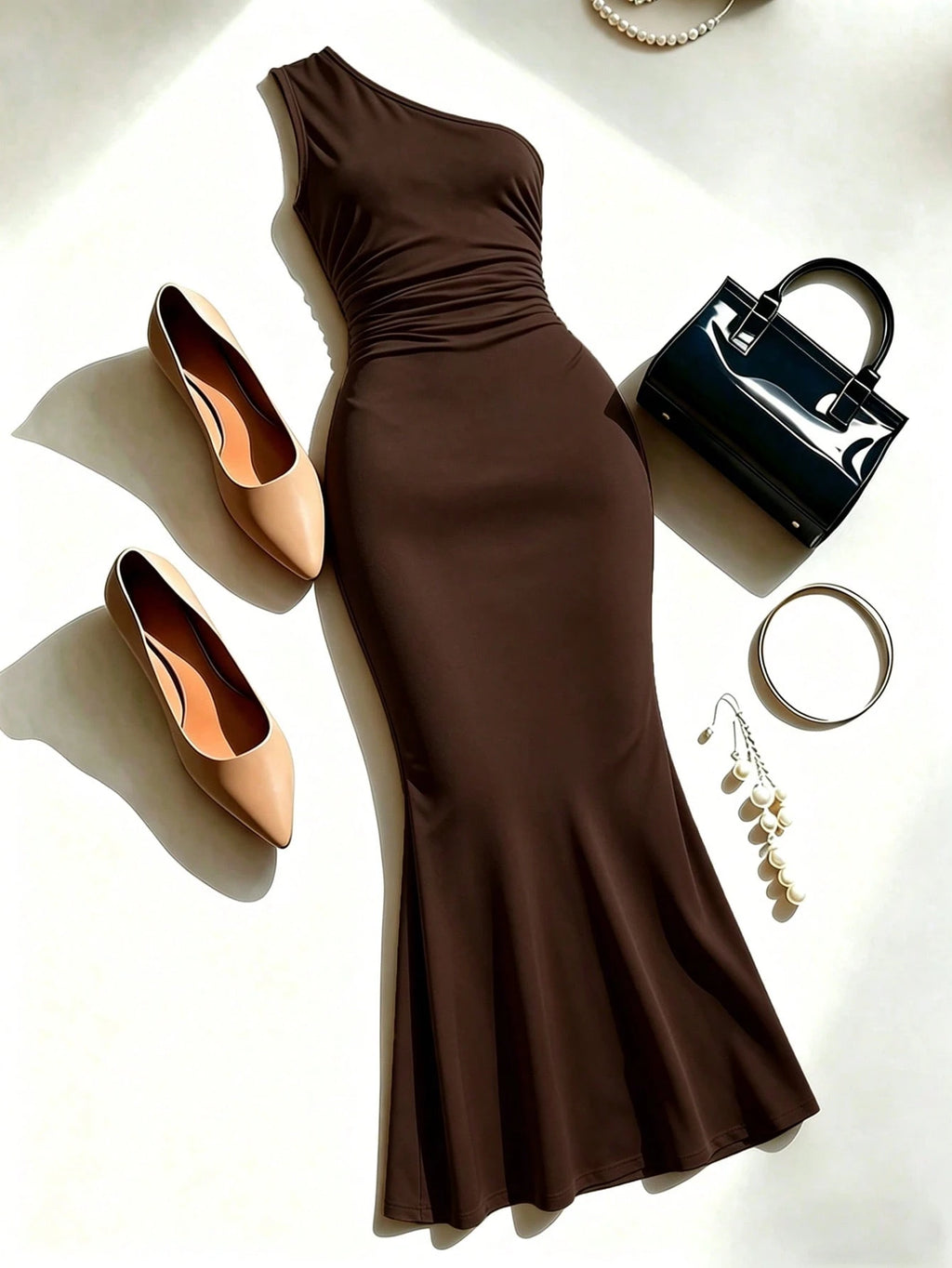 Rafferiza Women's Elegant Vacation Style Minimalist Solid Color