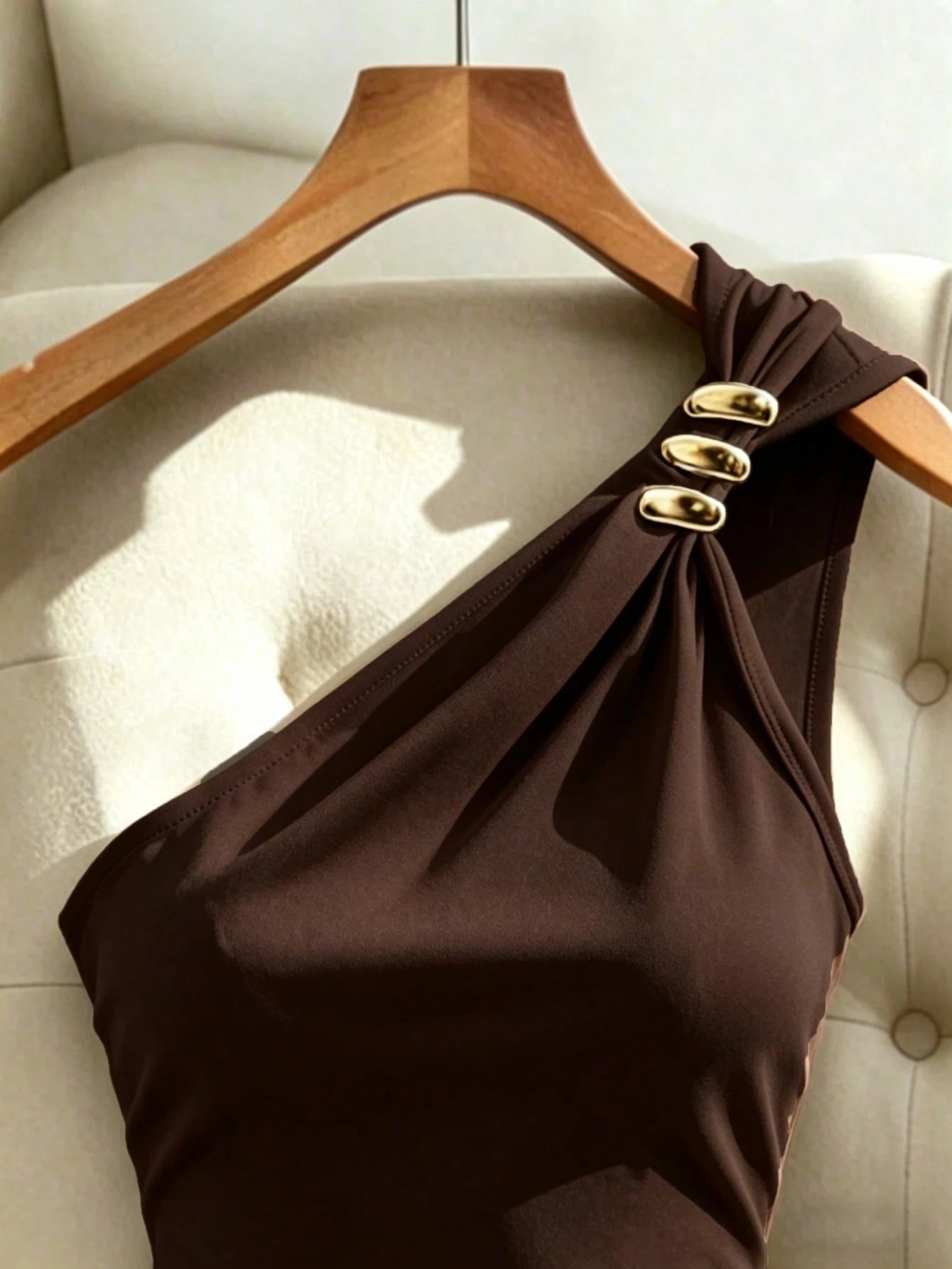 Rafferiza Women's Elegant Vacation Style Minimalist Solid Color