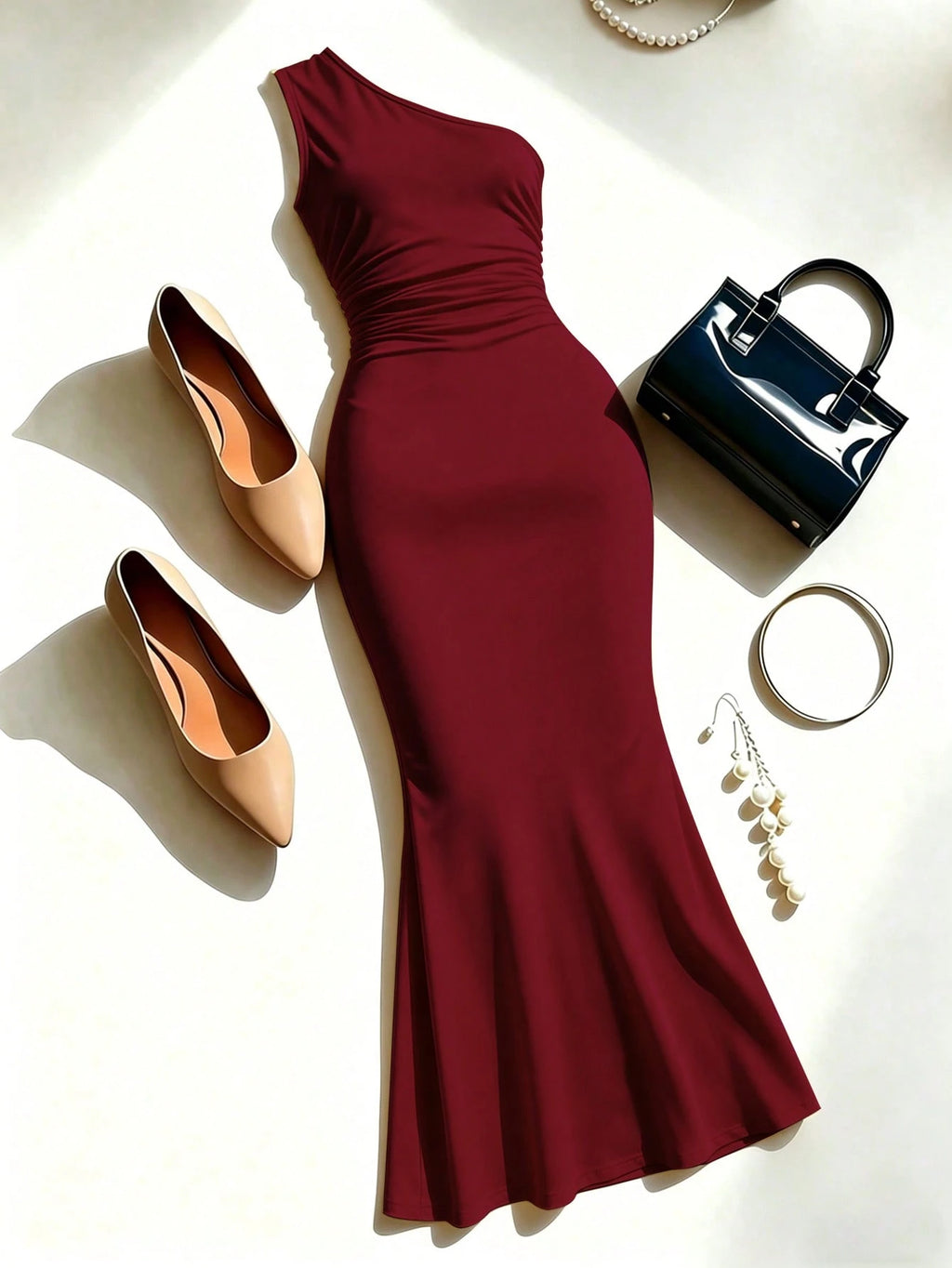 Rafferiza Women's Elegant Vacation Style Minimalist Solid Color