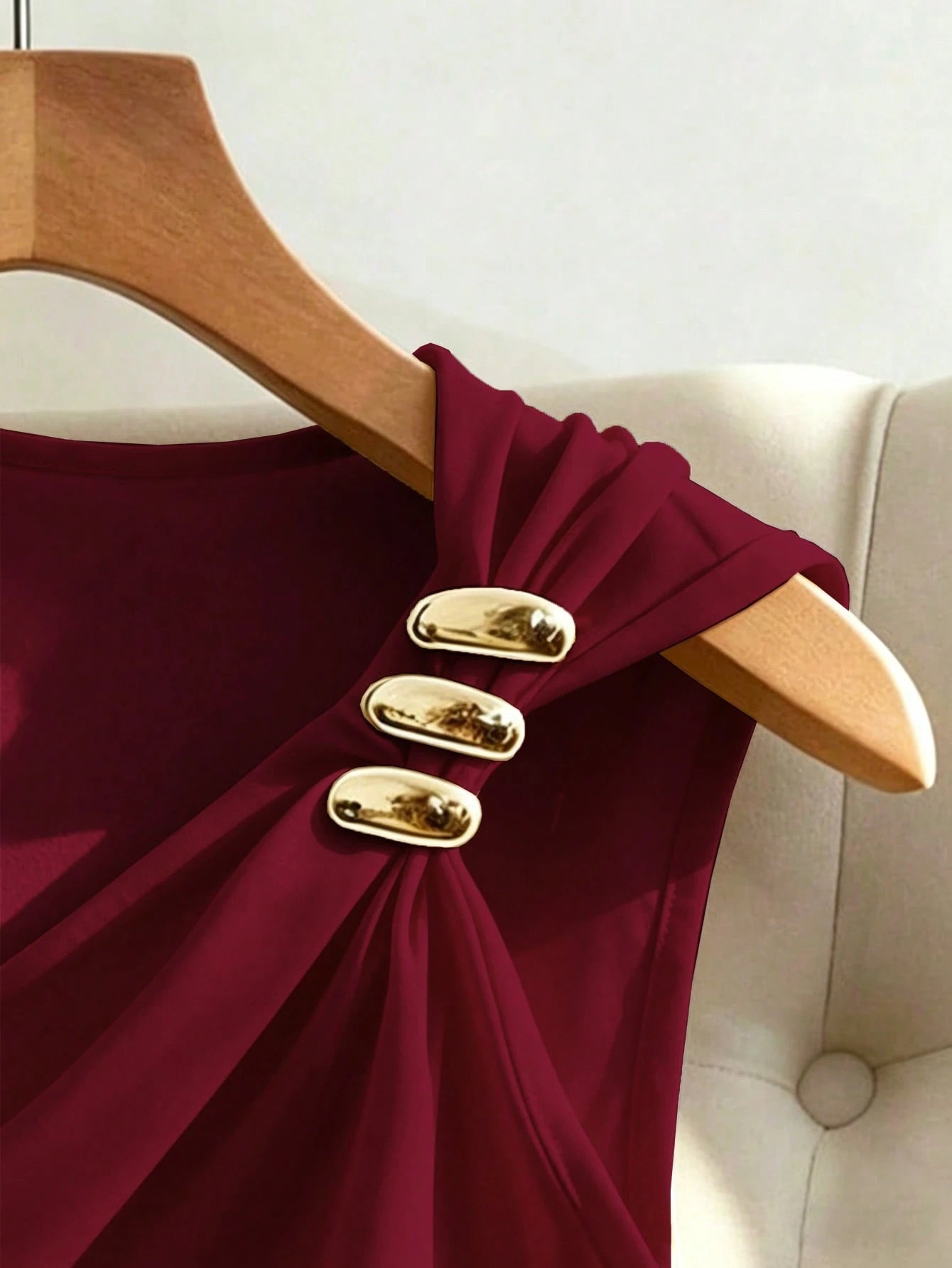 Rafferiza Women's Elegant Vacation Style Minimalist Solid Color