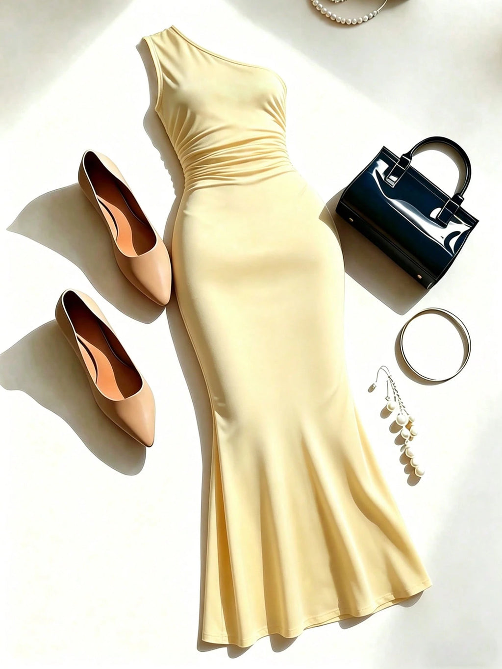 Rafferiza Women's Elegant Vacation Style Minimalist Solid Color