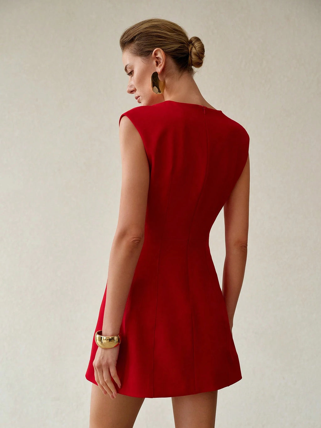 MOTF PREMIUM SPRING/SUMMER 3D CUT STRUCTURAL DESIGN ELEGANT DRESS