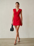 MOTF PREMIUM SPRING/SUMMER 3D CUT STRUCTURAL DESIGN ELEGANT DRESS