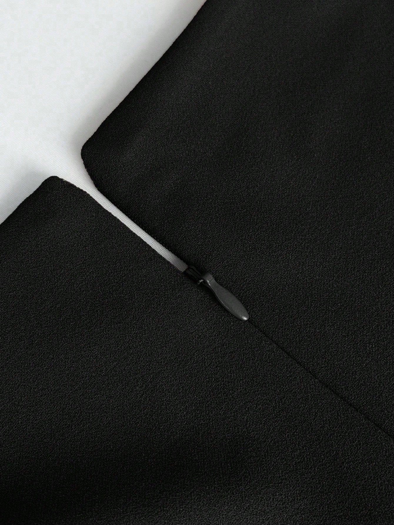 Ladies Dress Elegant French Short Skirt White Skirt Slim Vest Skirt Small Split Design Party Everyday.(Summer - image 19