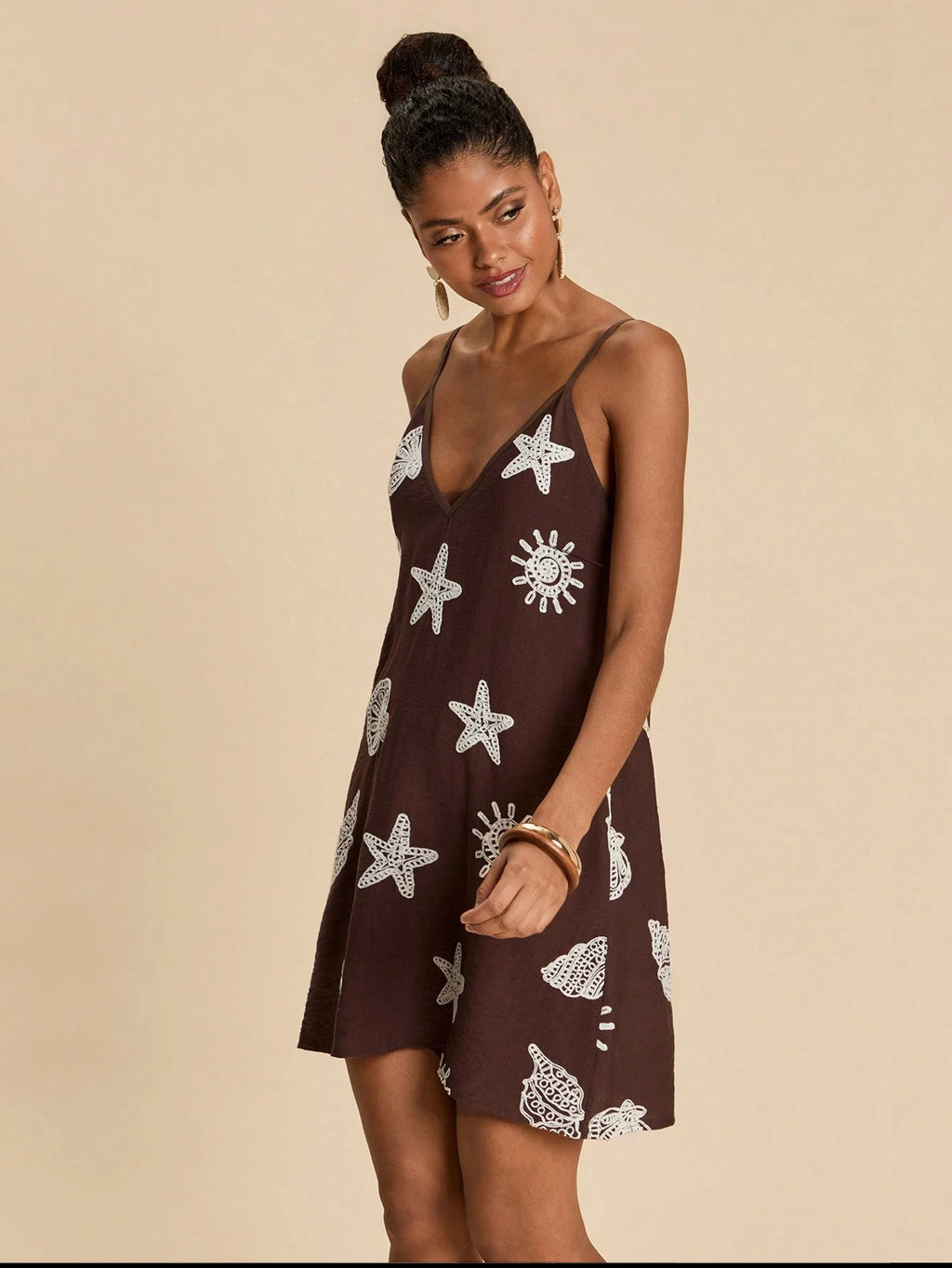 Travachic Elegant Boho Casual Vacation Embroidered Women's Dress