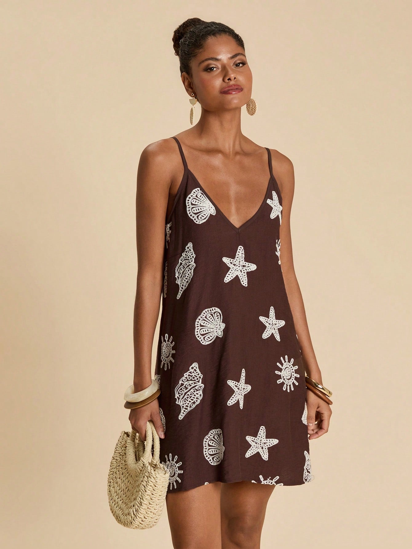 Travachic Elegant Boho Casual Vacation Embroidered Women's Dress