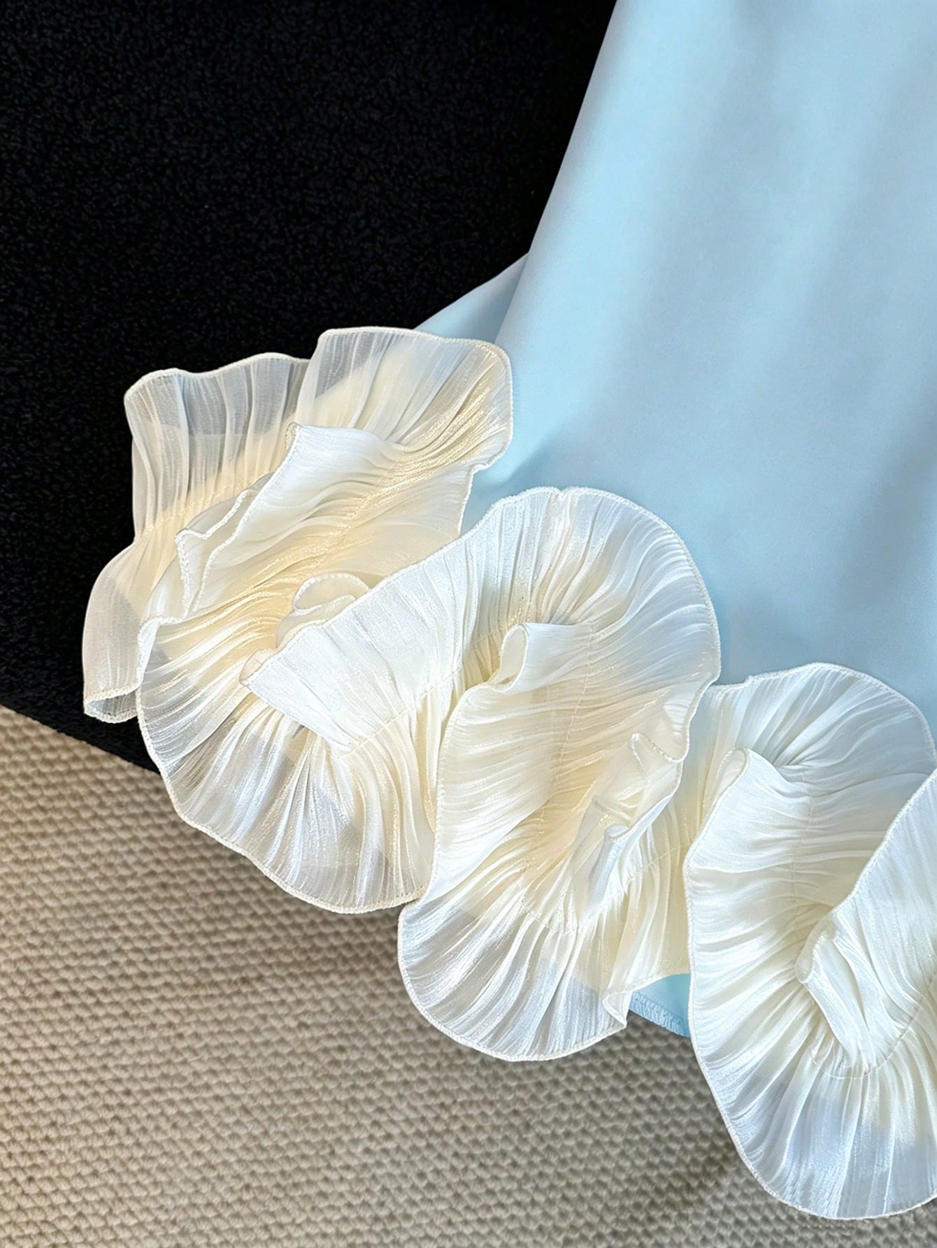 Franclia Elegant White Summer Square-Neck Sleeveless Dress With Ruffles,Perfect For Bar Party,Wedding - image 15