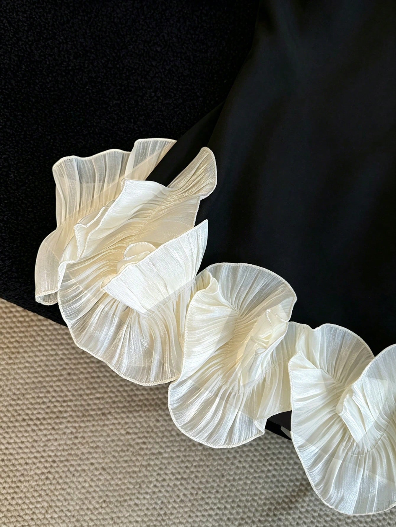 Franclia Elegant White Summer Square-Neck Sleeveless Dress With Ruffles,Perfect For Bar Party,Wedding - image 5