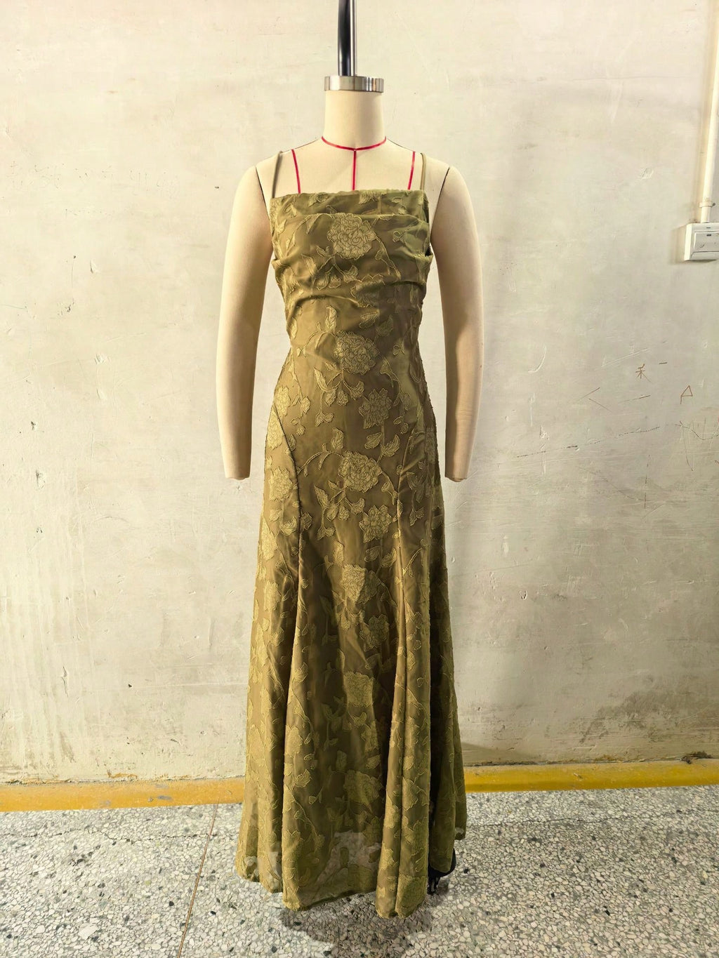 New Lace Backless Spaghetti Strap Elegant Maxi Dress Women Evening Formal Dress - image 18