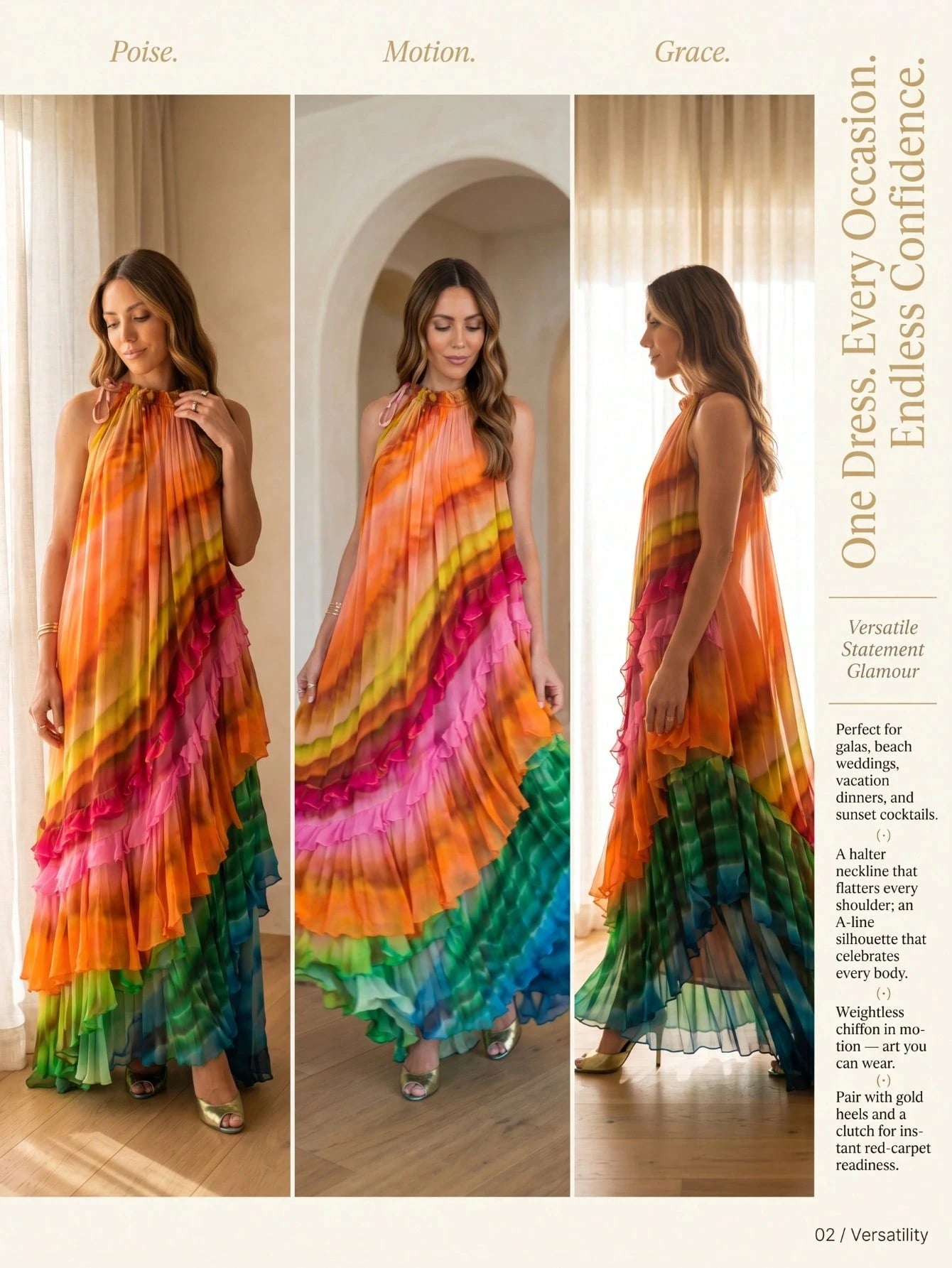 Elegant And Cute Maxi Dress, Women's Sleeveless Knitted Fabric With