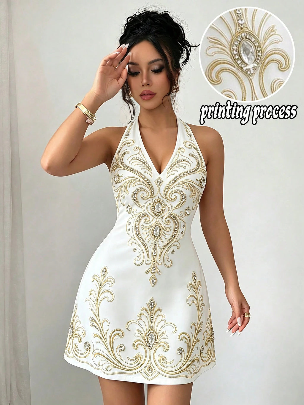 GlowEve Spring/Summer Women's Exquisite V-Neck Stretchy Knit Fitted