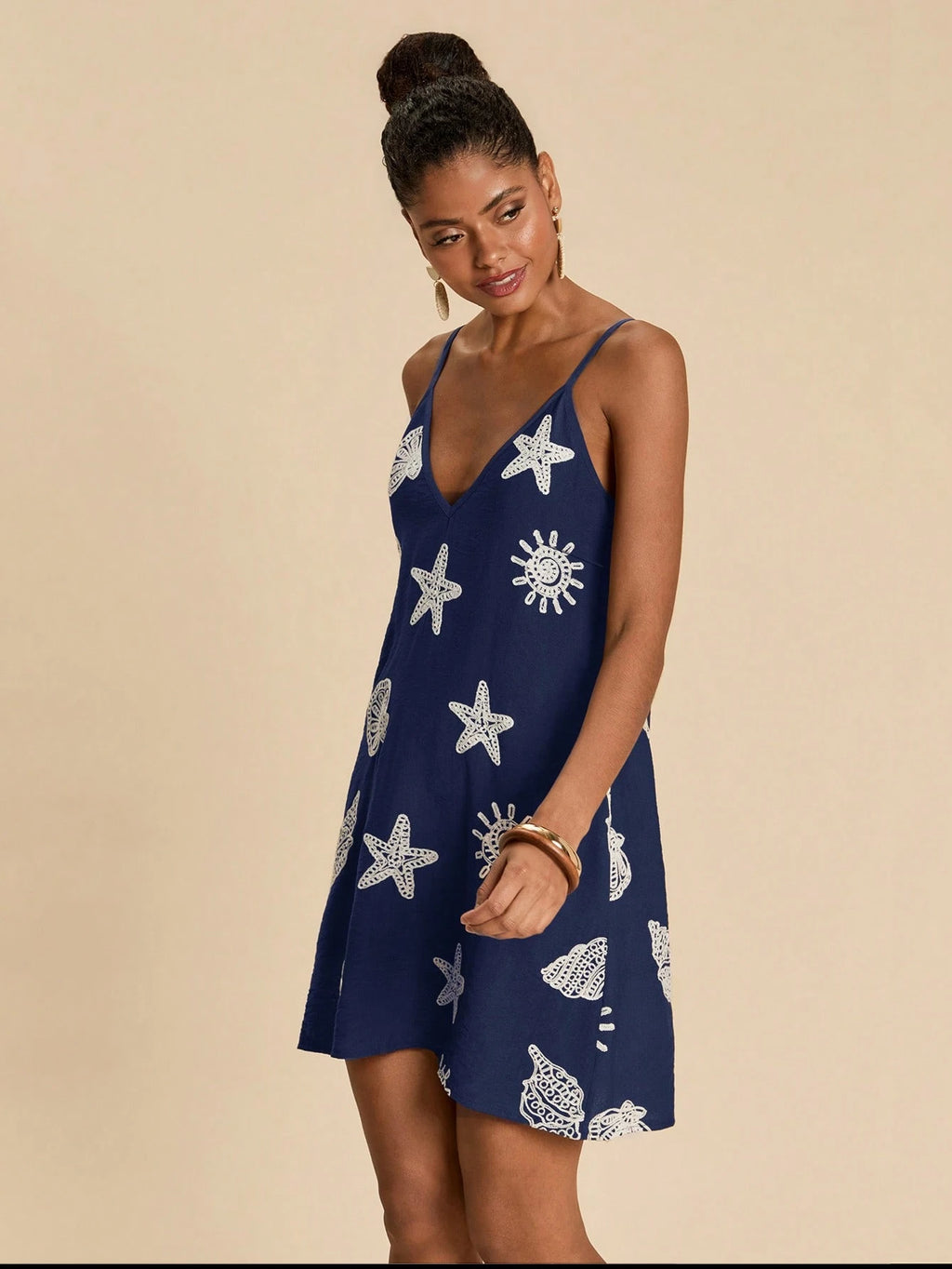 Travachic Elegant Boho Casual Vacation Embroidered Women's Dress