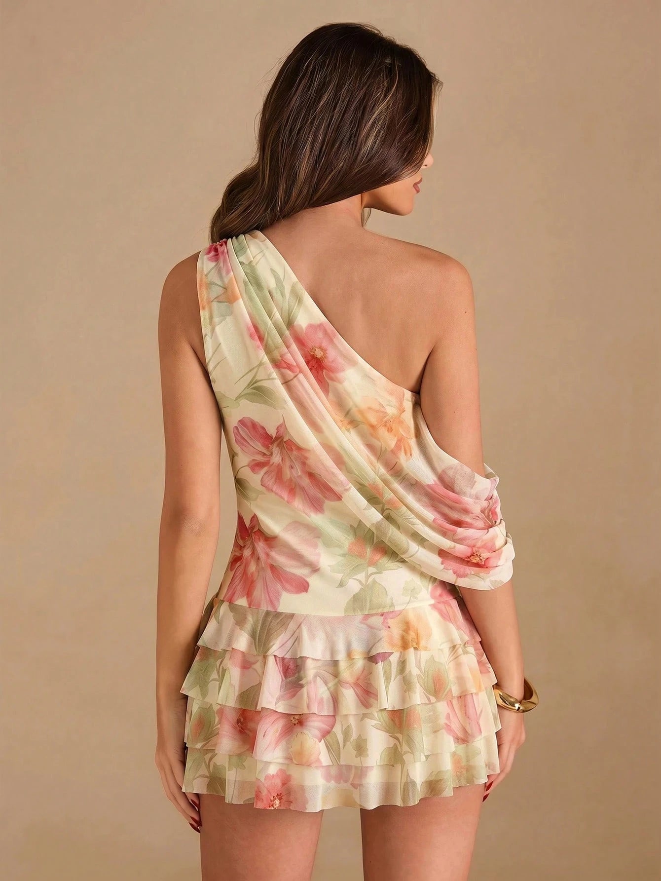 BAE Women's Yellow Summer Tropical Holiday Vacation Floral