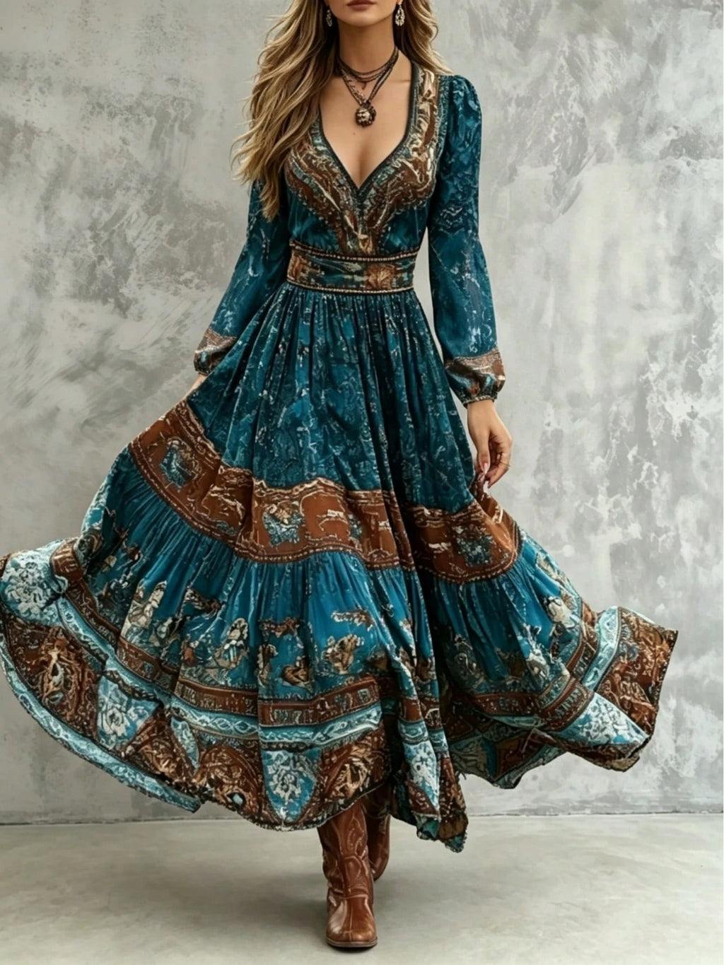 European American Quiet Luxury Boutique Women'S Clothing, Boho