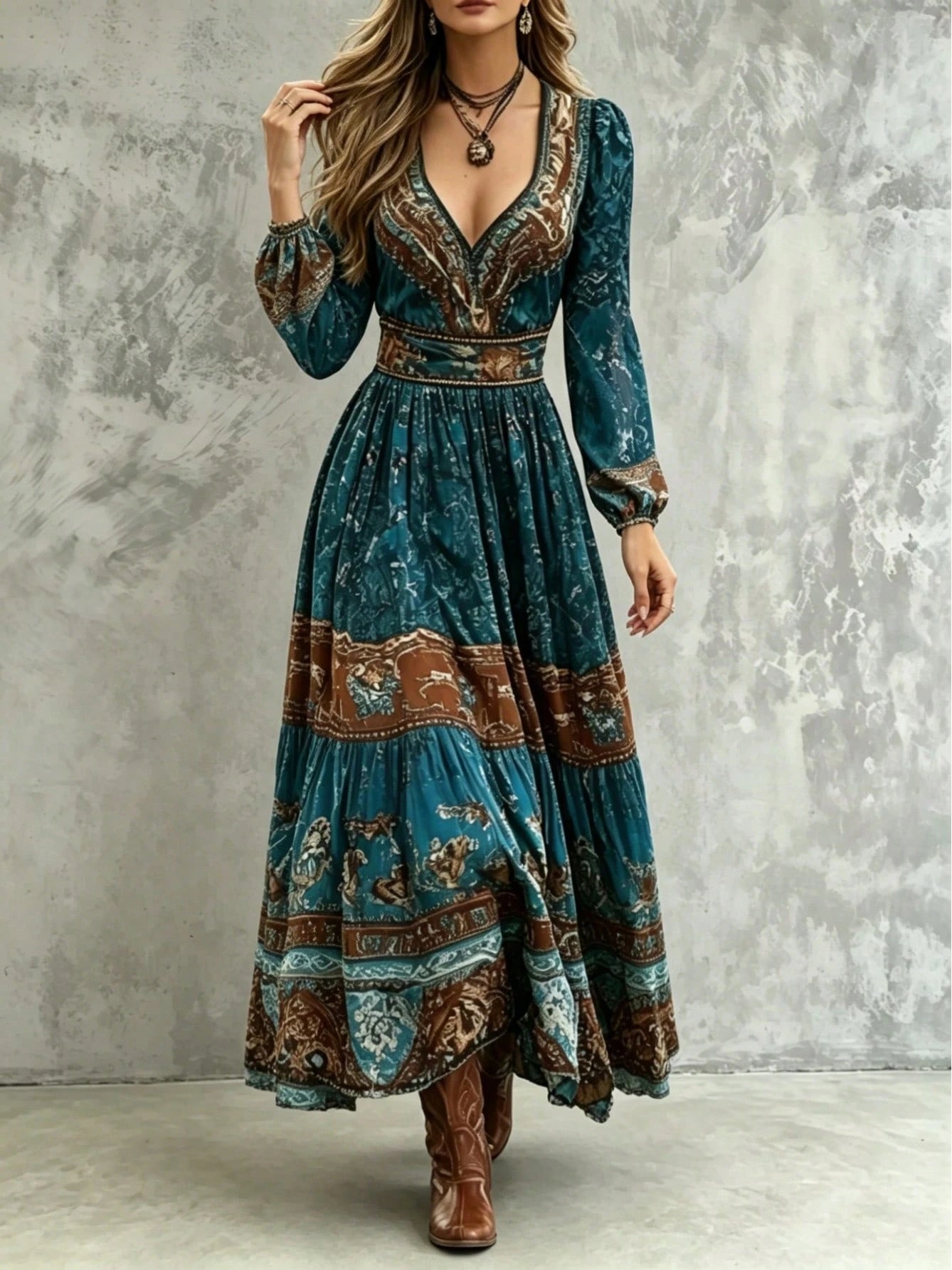 European American Quiet Luxury Boutique Women'S Clothing, Boho