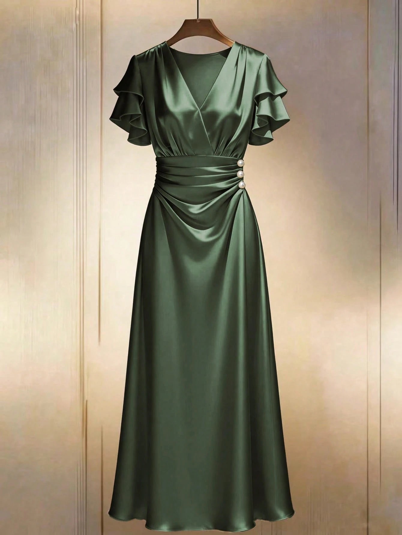 GlowEve Spring/Summer New Women's Long Dress With Waist Cinched