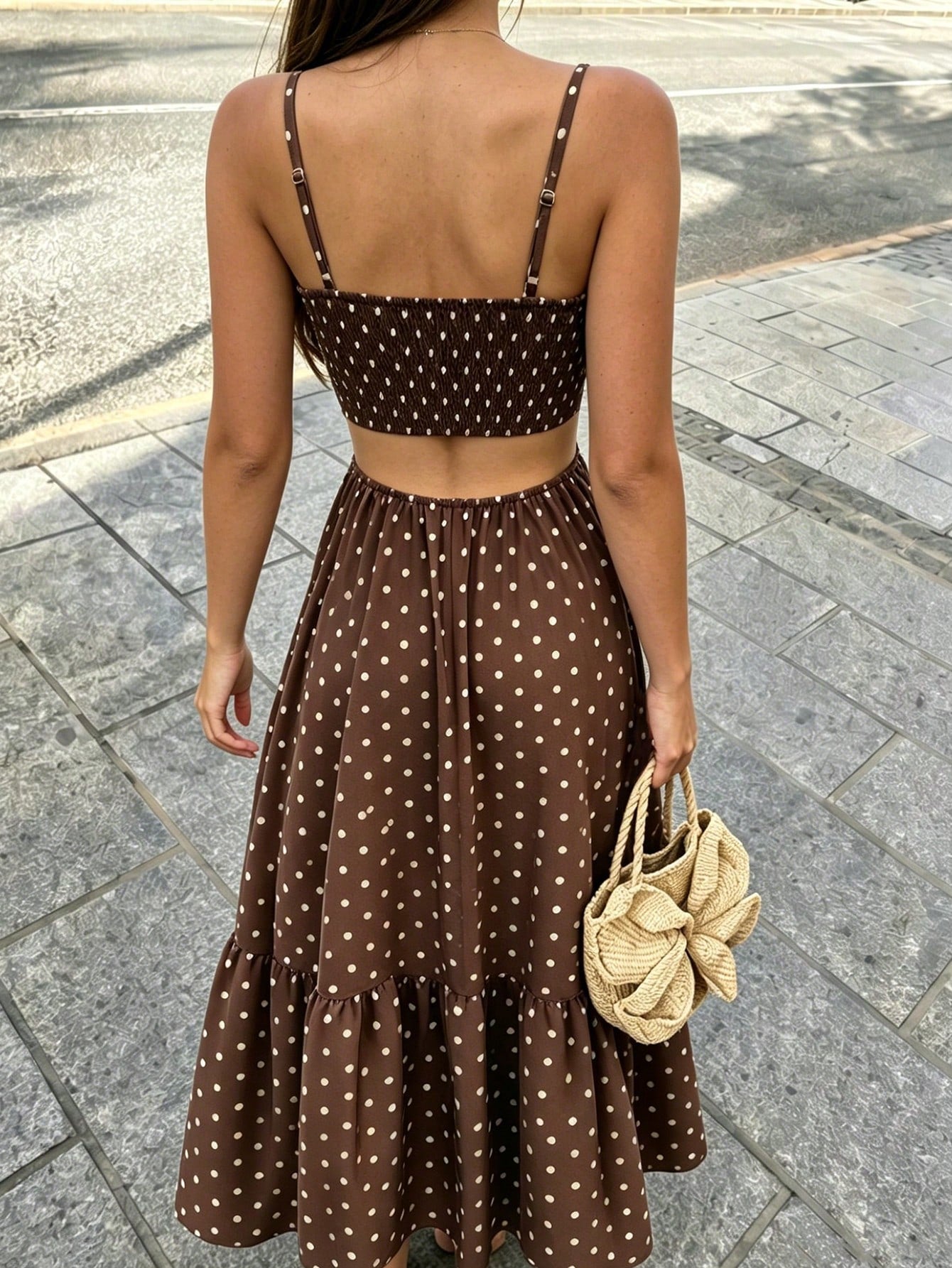 Rafferiza Women's Elegant Printed Waist-Cinched Long Dress - image 2