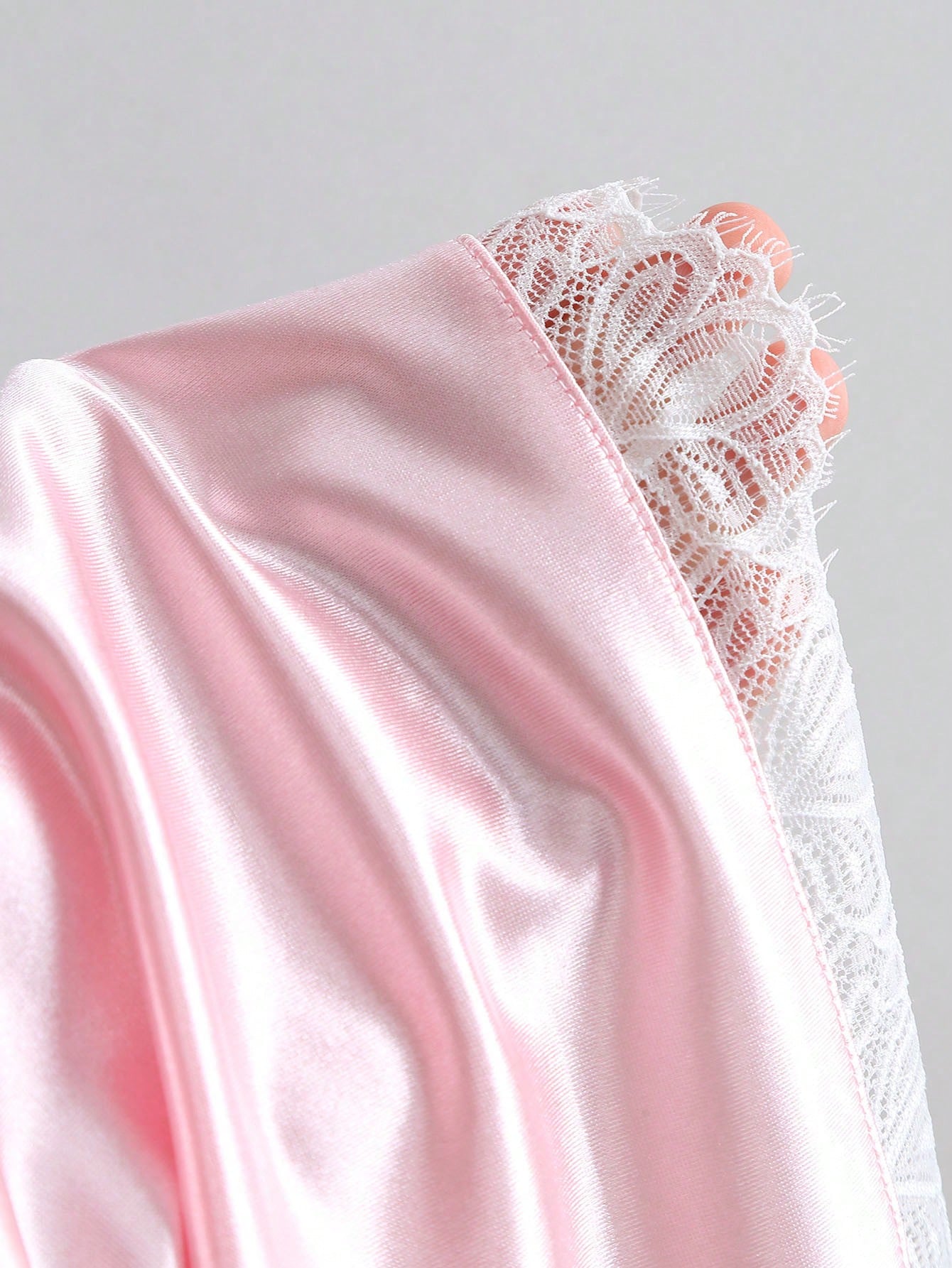 Sweetra Women's New Season Vintage Hot Girl Slimming Asymmetrical Pleated Pink Dress - image 3