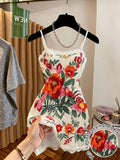 GlowEve Women's Sleeveless Spaghetti Strap Cinched Waist Summer Beach