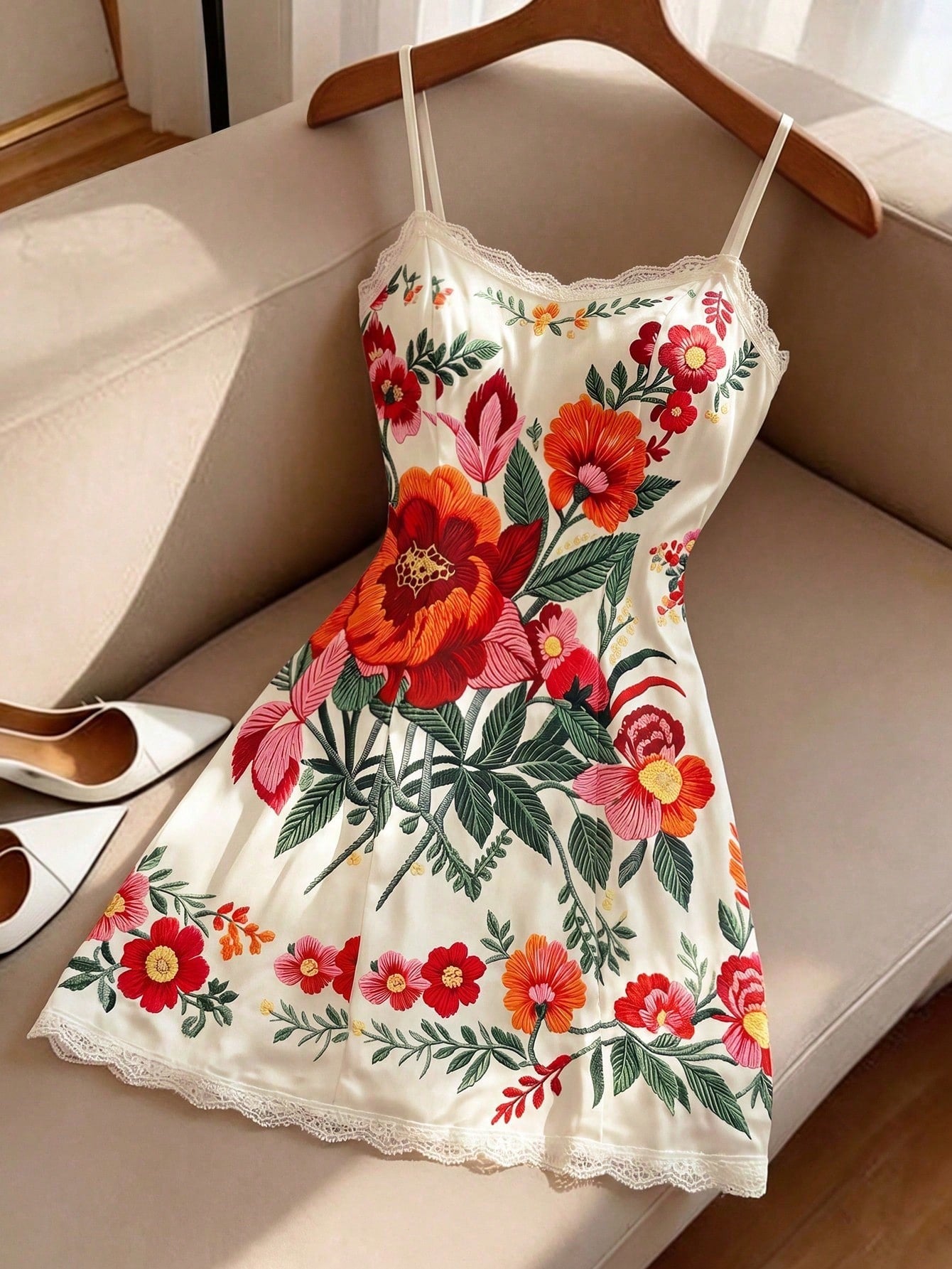 GlowEve Women's Sleeveless Spaghetti Strap Cinched Waist Summer Beach