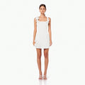 Women Floral Thin Strap Sleeveless Backless A-Line Dress Elegant Beach Vacation Casual Slim Short Sundress