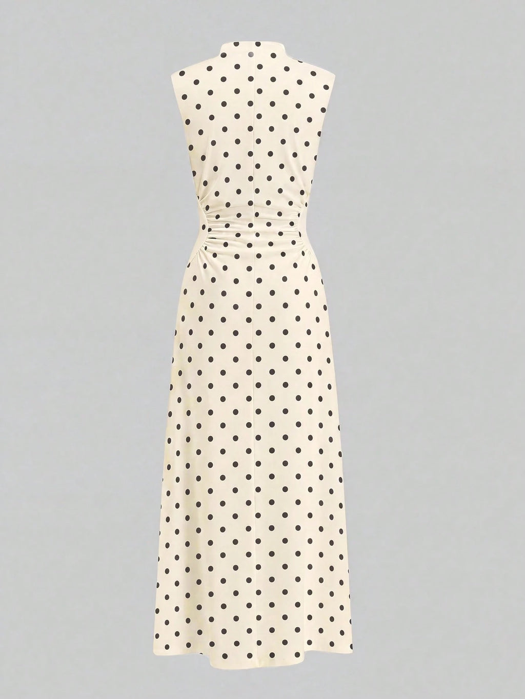 Firerie New Minimalist Elegant Romantic Date Brunch Daily Commute Leopard Print Small Stand Collar Sleeveless - image 6
