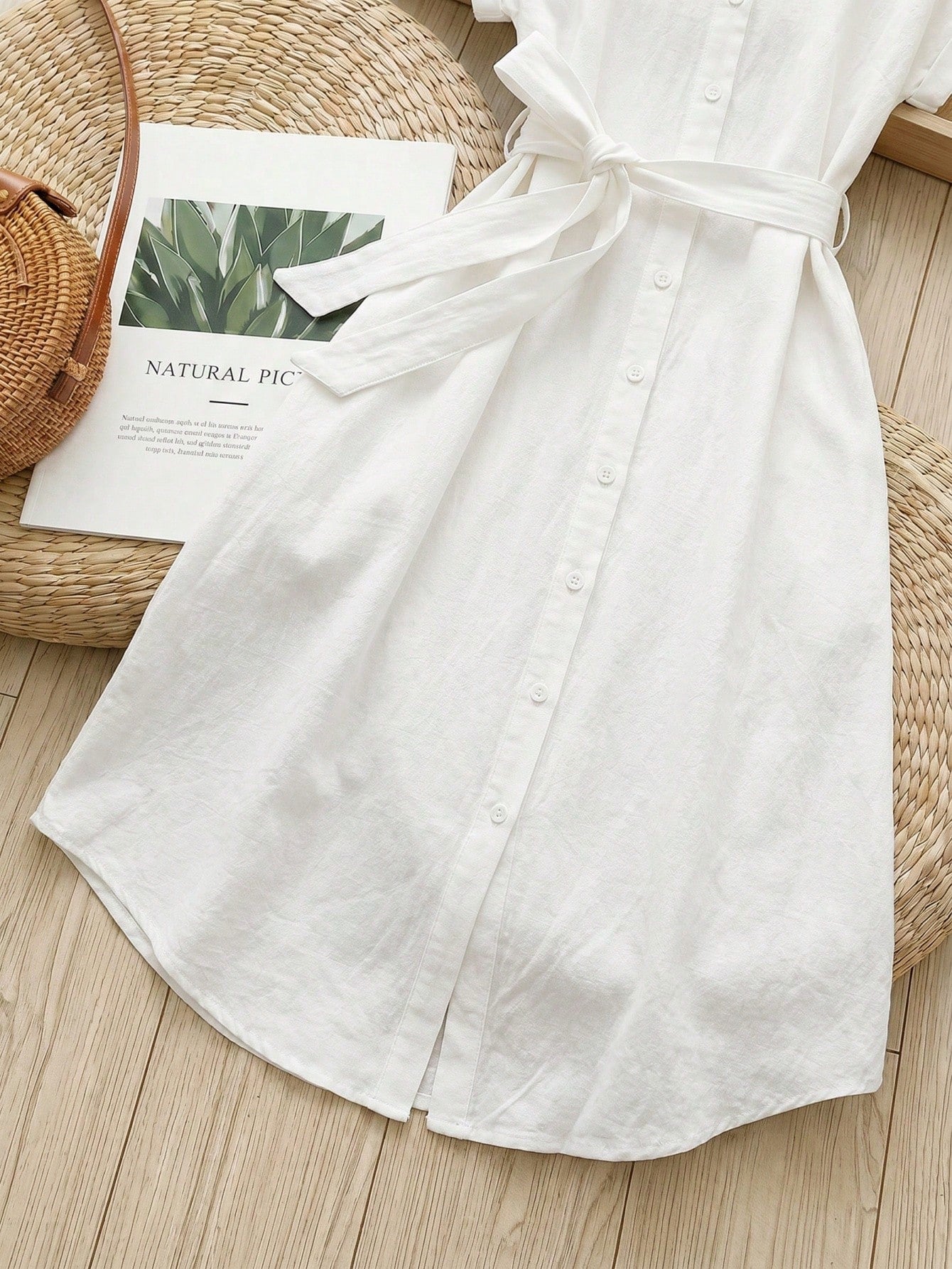 Rusticease Women's Blue And White Stripe Summer Casual Midi