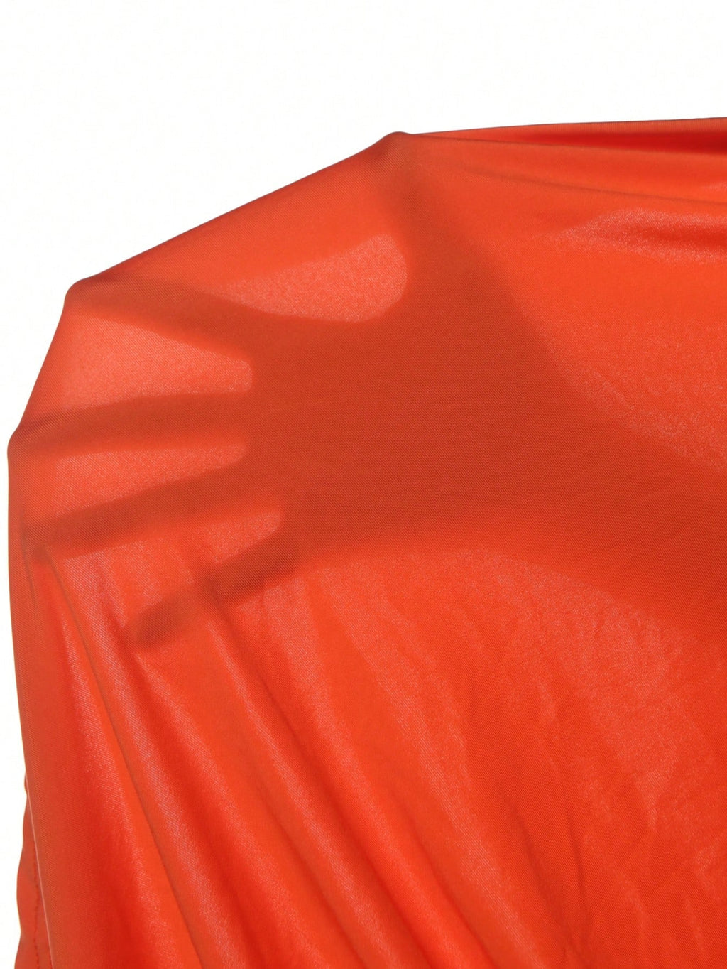 DOUCIU Fashion Orange Mermaid Tail Strap Maxi Dress Elegant Party Birthday Event Outfit - image 7