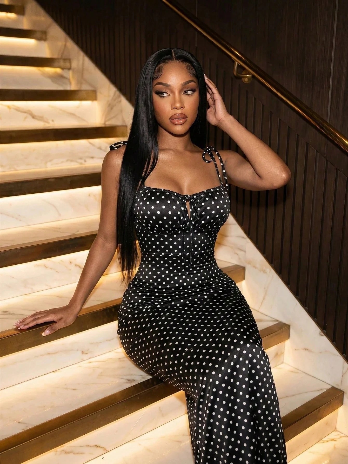 BamGleam Women Floral Print Bodycon Sexy Fashion Elegant Party