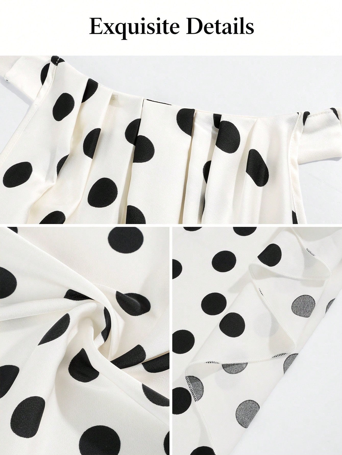SOLERSUN Women's Summer Elegant Sleeveless Polka Dot Halter Neck