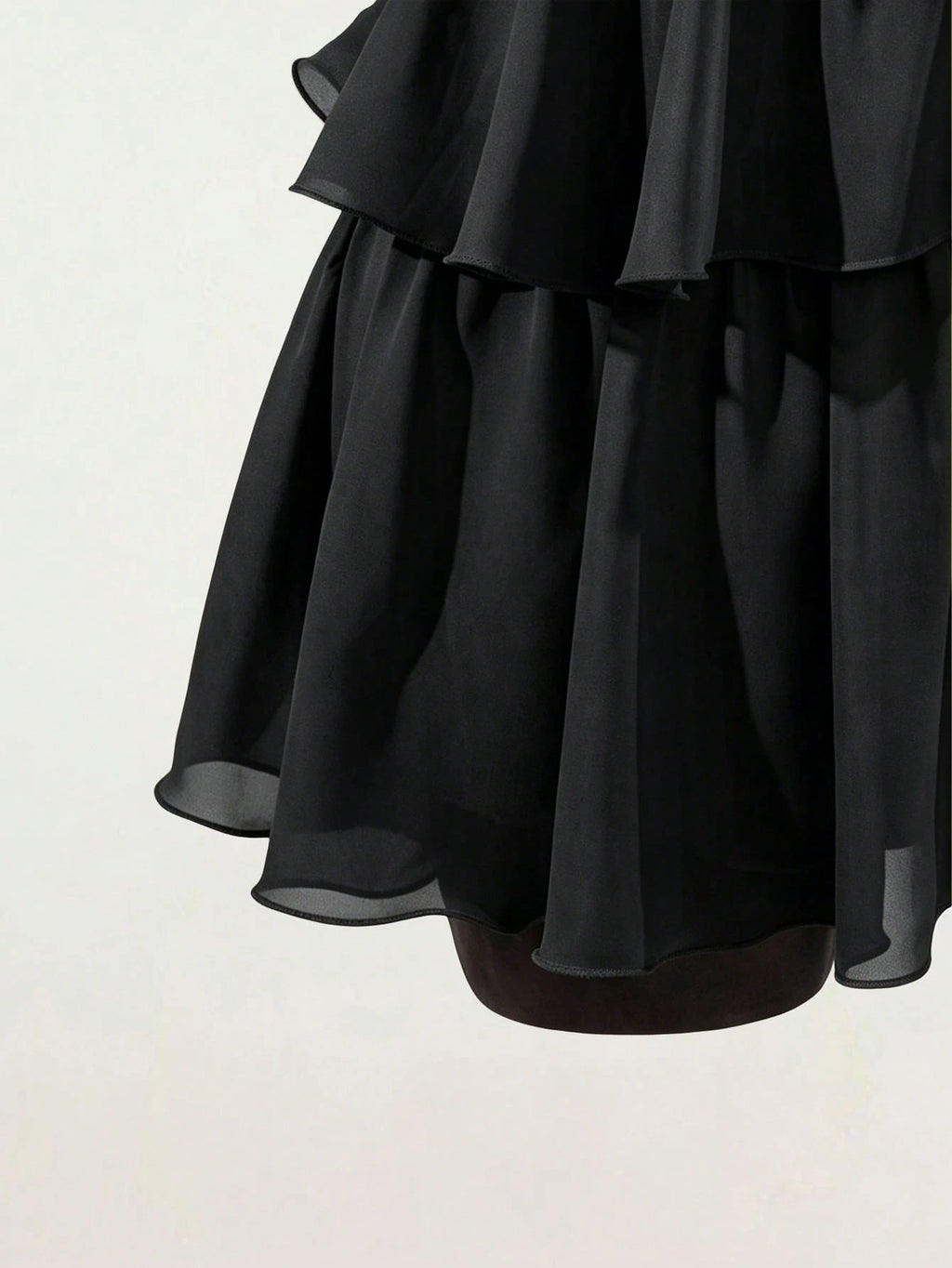 SaltGleam SaltGleam Women's Fashion Resort Ruffled Hem Halter Neck Tie Waist Dress - image 6