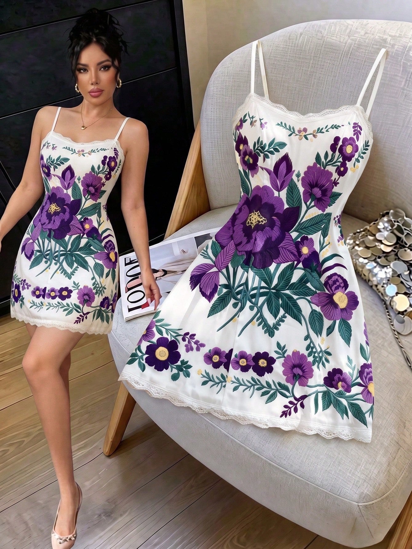 GlowEve Women's Sleeveless Spaghetti Strap Cinched Waist Summer Beach