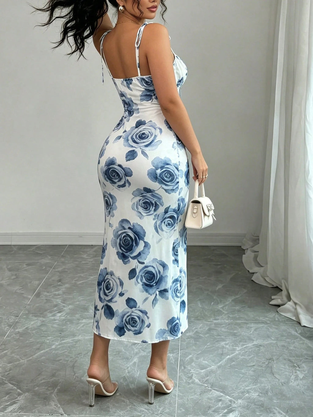 Rafferiza Women Ditsy Floral Strappy Elegant Dress - image 12