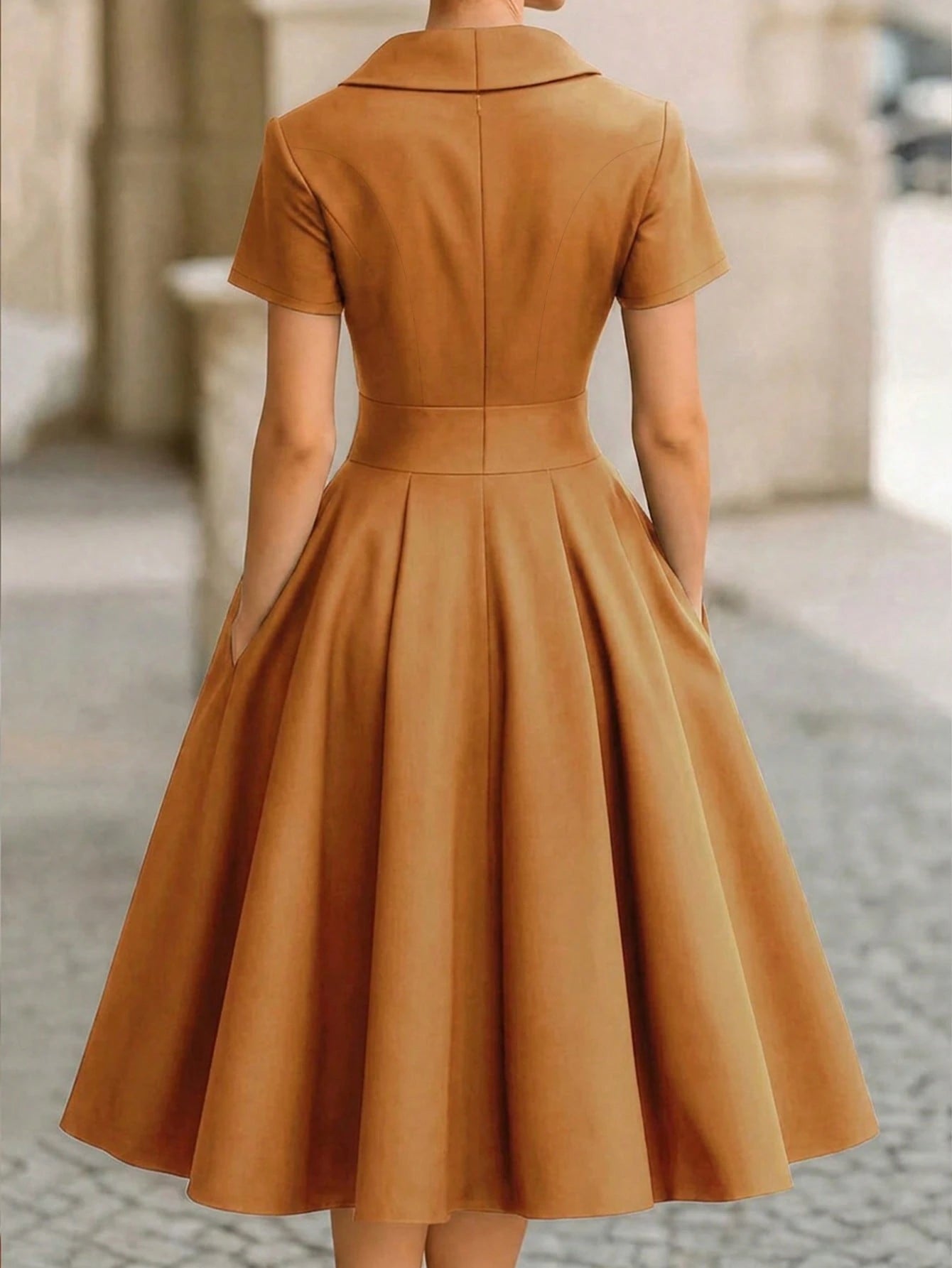 European And American Style French Elegant Fashion Turndown Collar