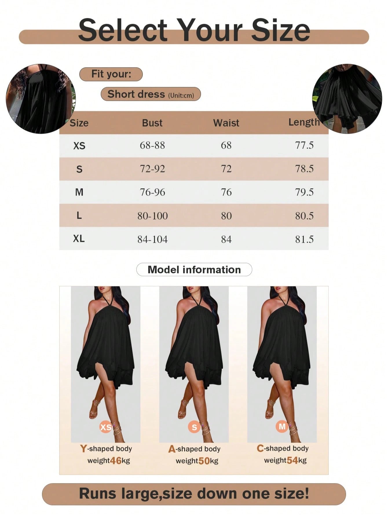 Women's Backless Spaghetti Strap Sleeveless Mini Dress, Sexy Elegant