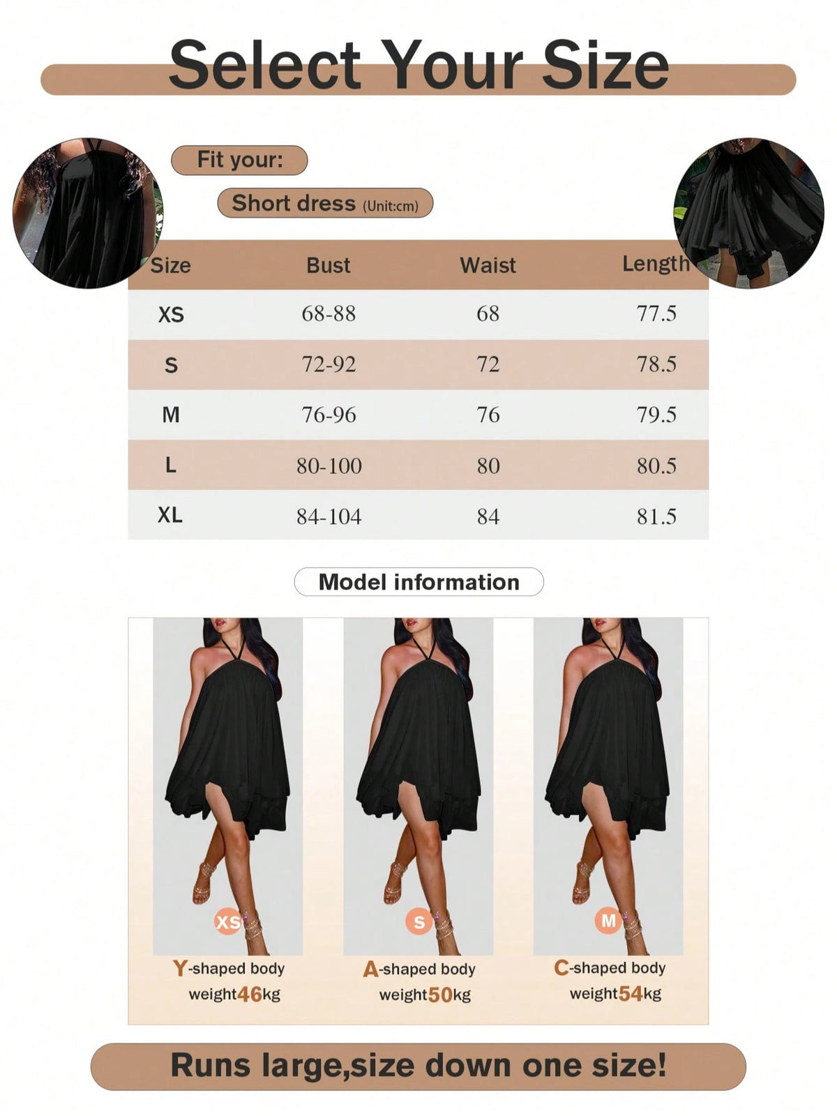 Women's Backless Spaghetti Strap Sleeveless Mini Dress, Sexy Elegant Fashion Party Dress, Suitable For - image 6