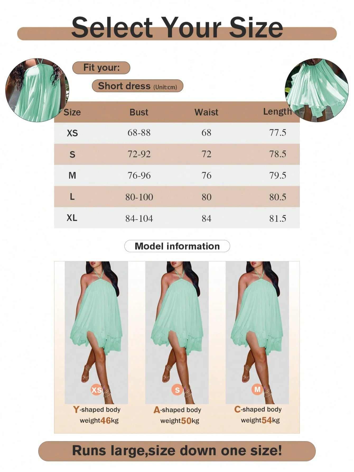 Women's Backless Spaghetti Strap Sleeveless Mini Dress, Sexy Elegant