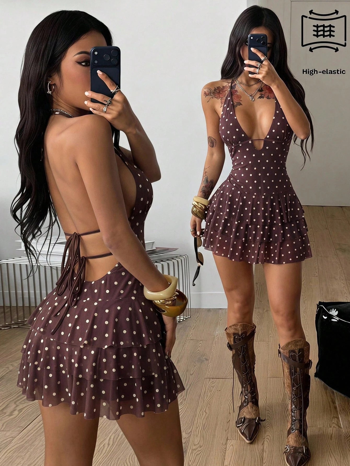 Coolane Women's Summer Concert Outfit Party Club Night Streetwear Laced Sexy Y2K Vacation Outfits Date Night - image 17