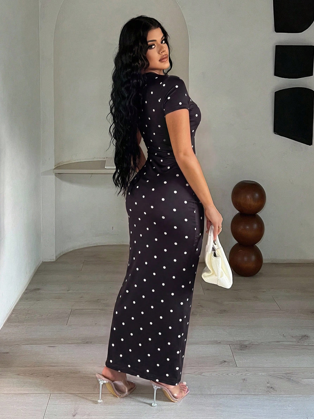 SXY Women's Floral Print Asymmetric Neckline Fitted Elegant Vacation Dress,Floral Dress For - image 20
