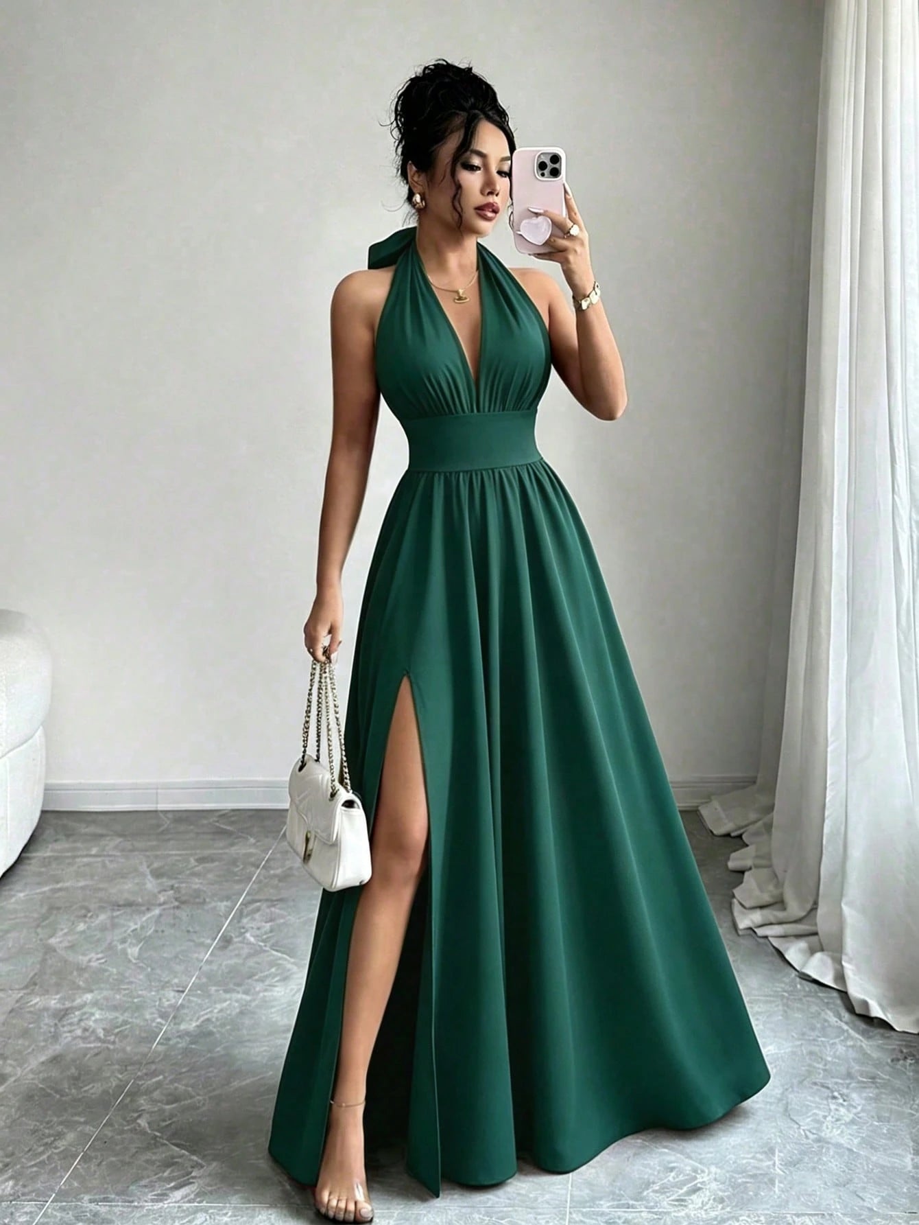 Elenzga Summer Elegant Vacation Women Dress,French Style High-End