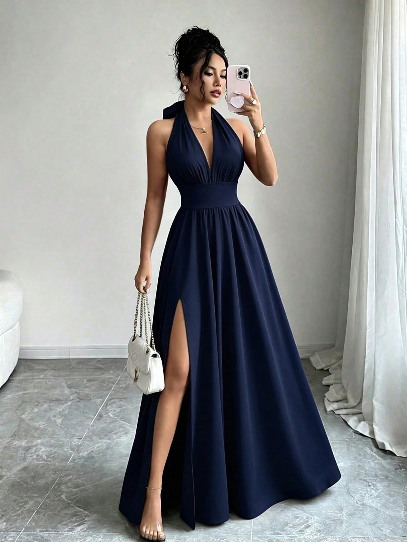 Elenzga Summer Elegant Vacation Women Dress,French Style High-End