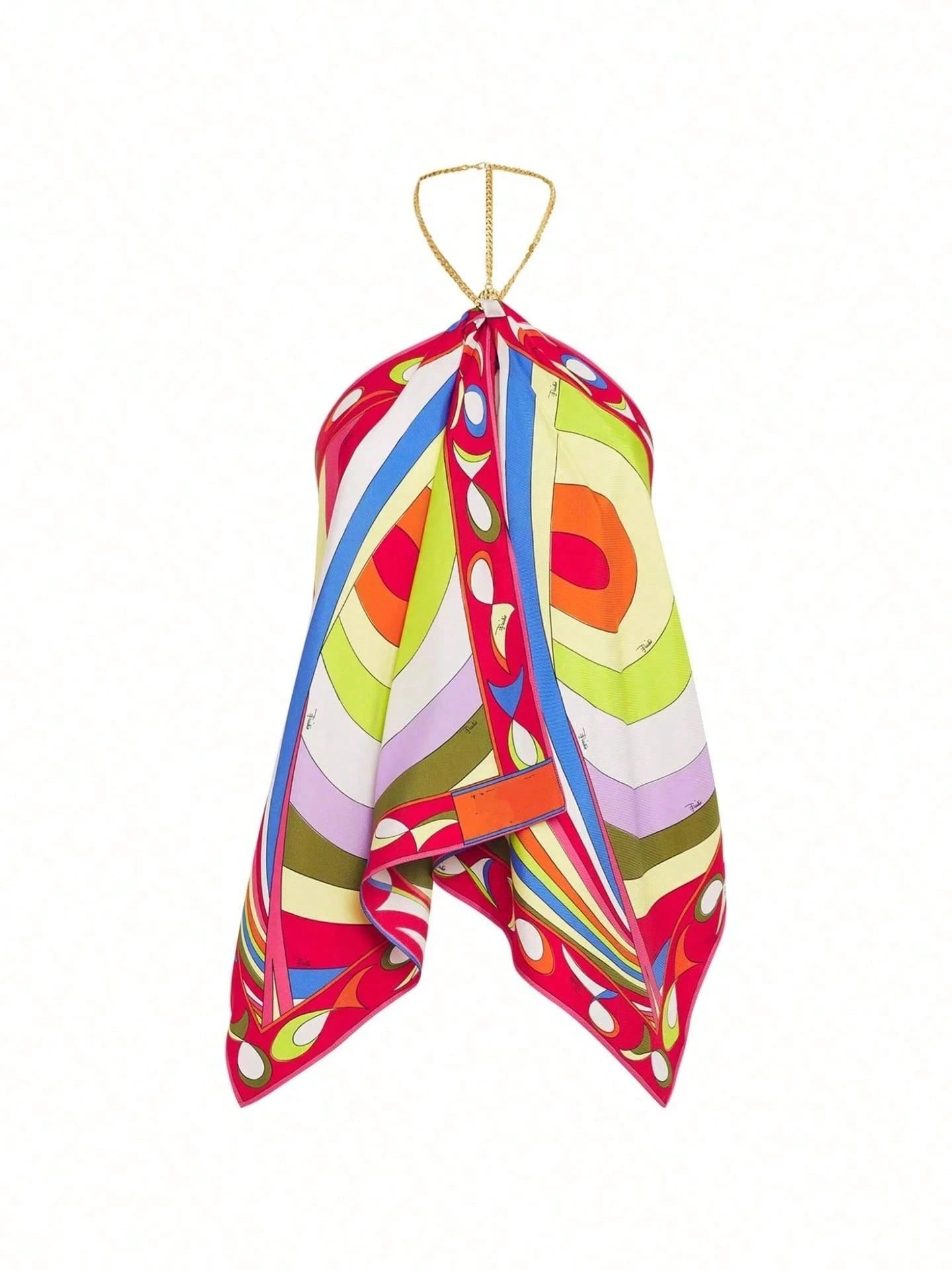 Women's Halter Neck Printed Tube Top INS Loose Vacation Party