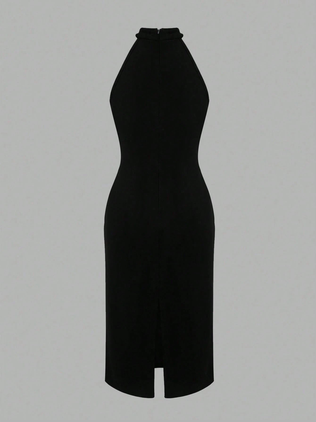 Elegant Solid Color Sexy Women's Off-Shoulder Summer Dress, Suitable For Daily Wear, Dating, Party, Vacation, - image 2