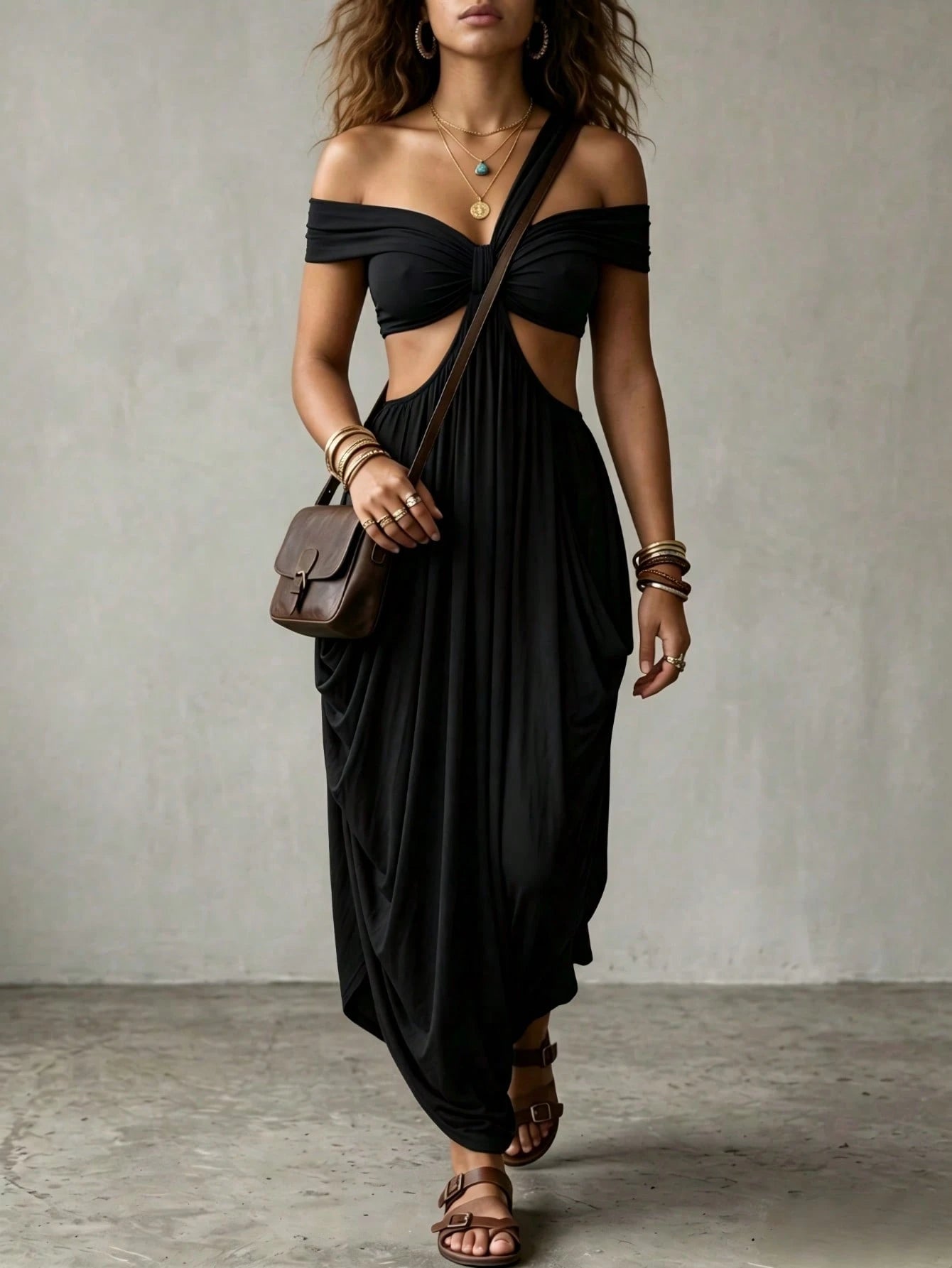2025 Summer New Fashion Women's Sexy Strapless Slim-Fit Solid Color Sheer Mesh Dress