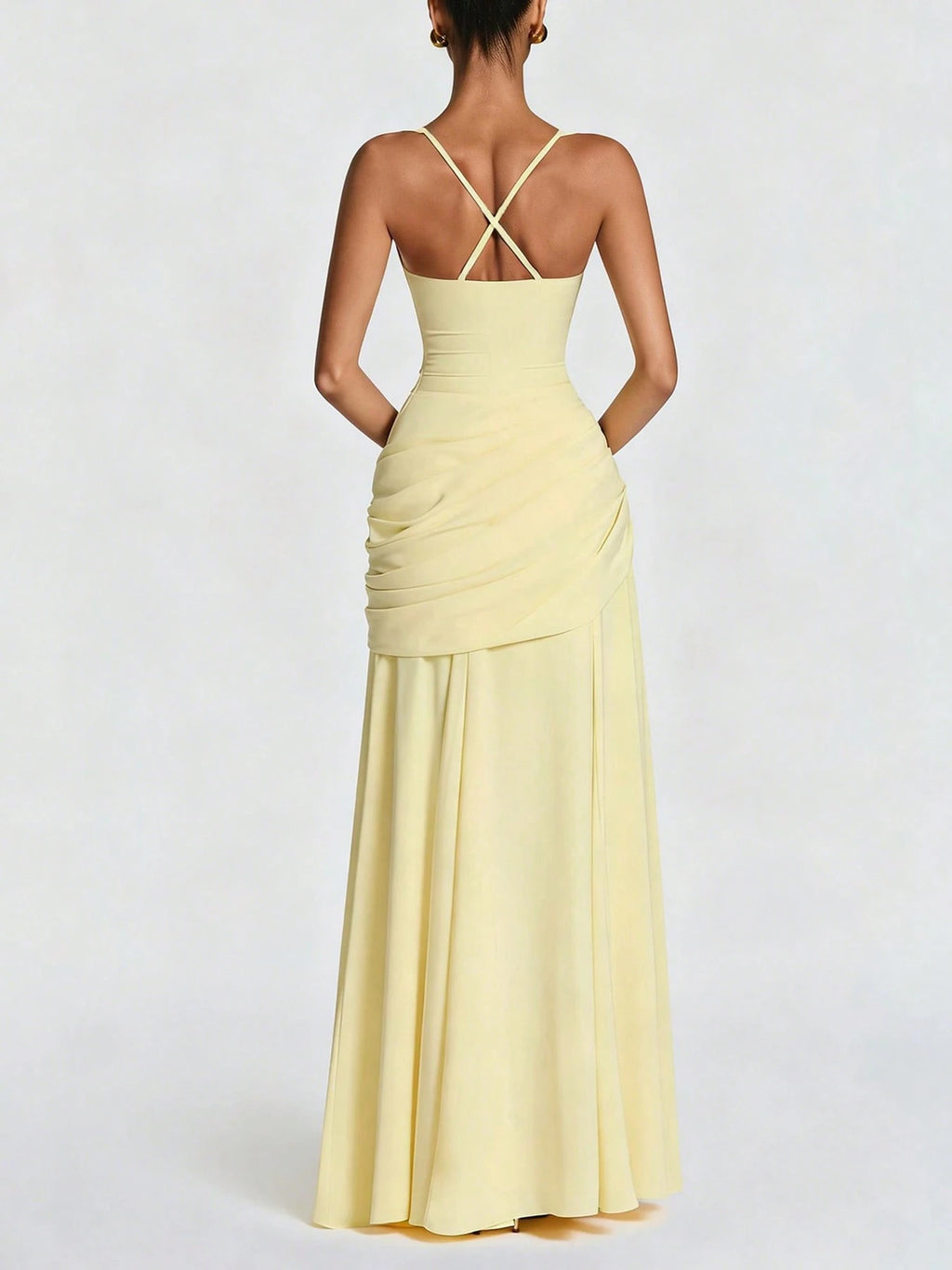 Top Dazzle Sexy Sleeveless Knitted Maxi Dress With Square Neck, Backless Cami Design For An Elegant And - image 8