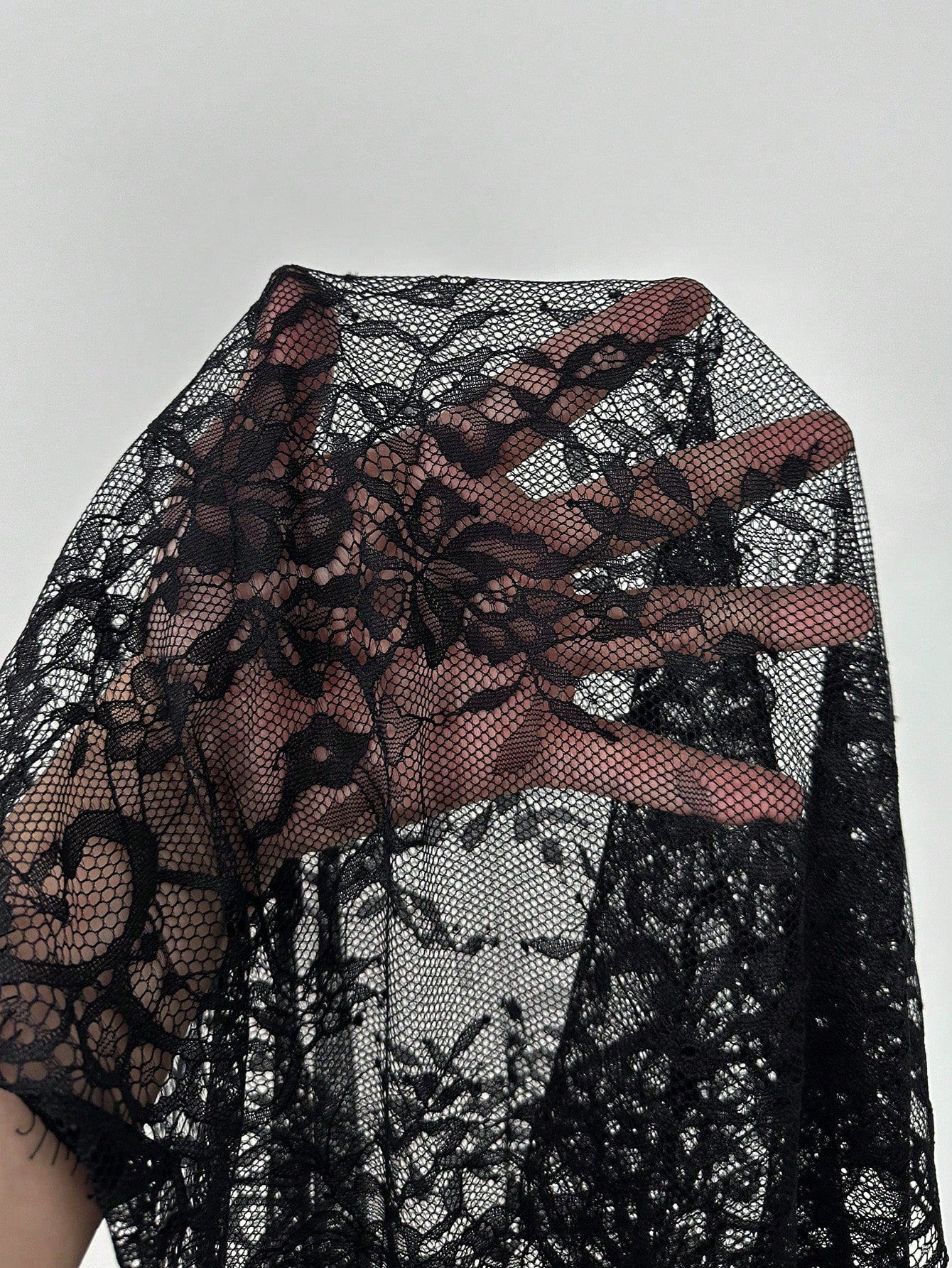 Celisse Women's Lace Shawl Bustier Waist-Cinching Mid-Length Dress, Elegant For Spring/Autumn Party - image 7
