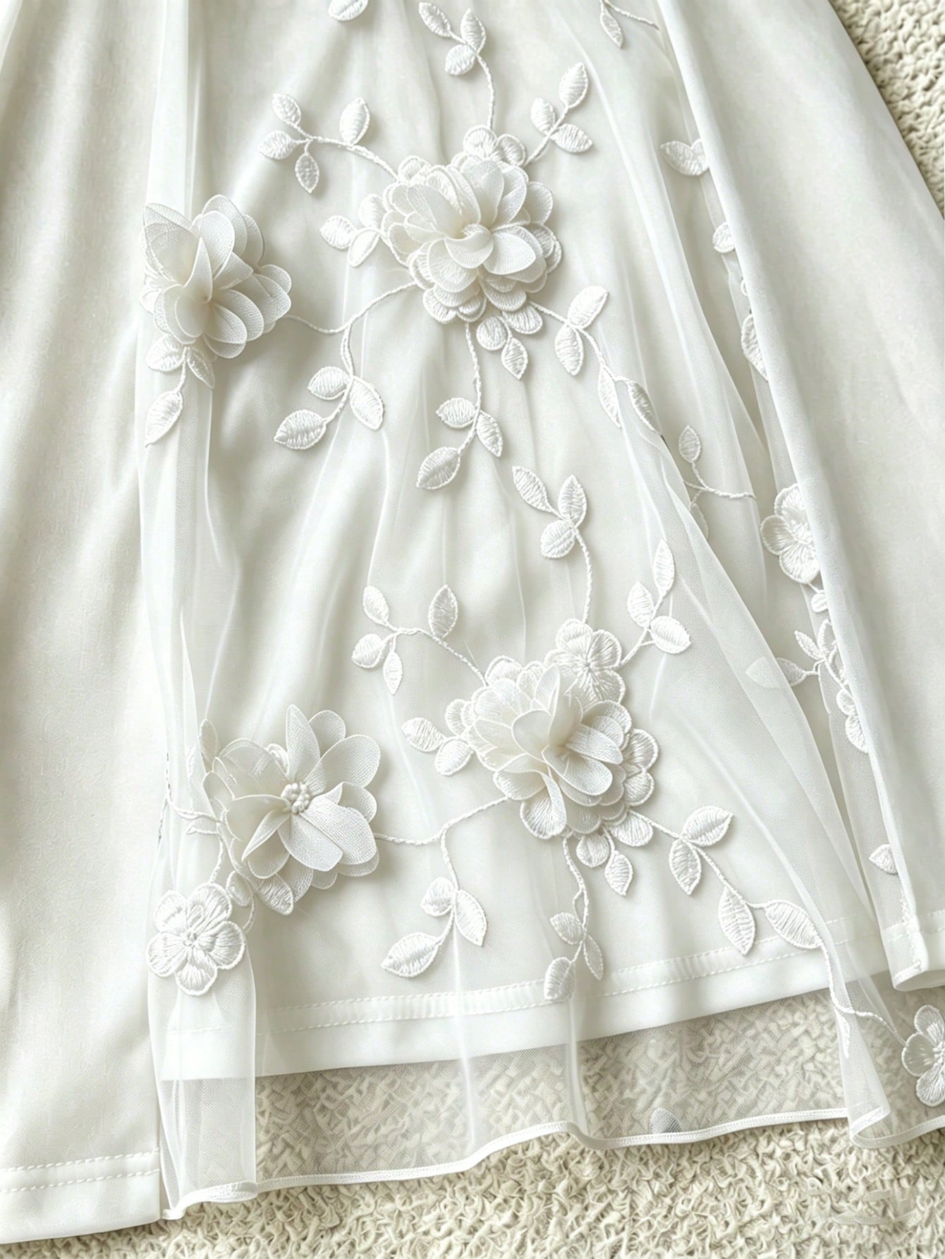 Franclia Women's White Floral Summer Elegant Wedding Guest Spaghetti